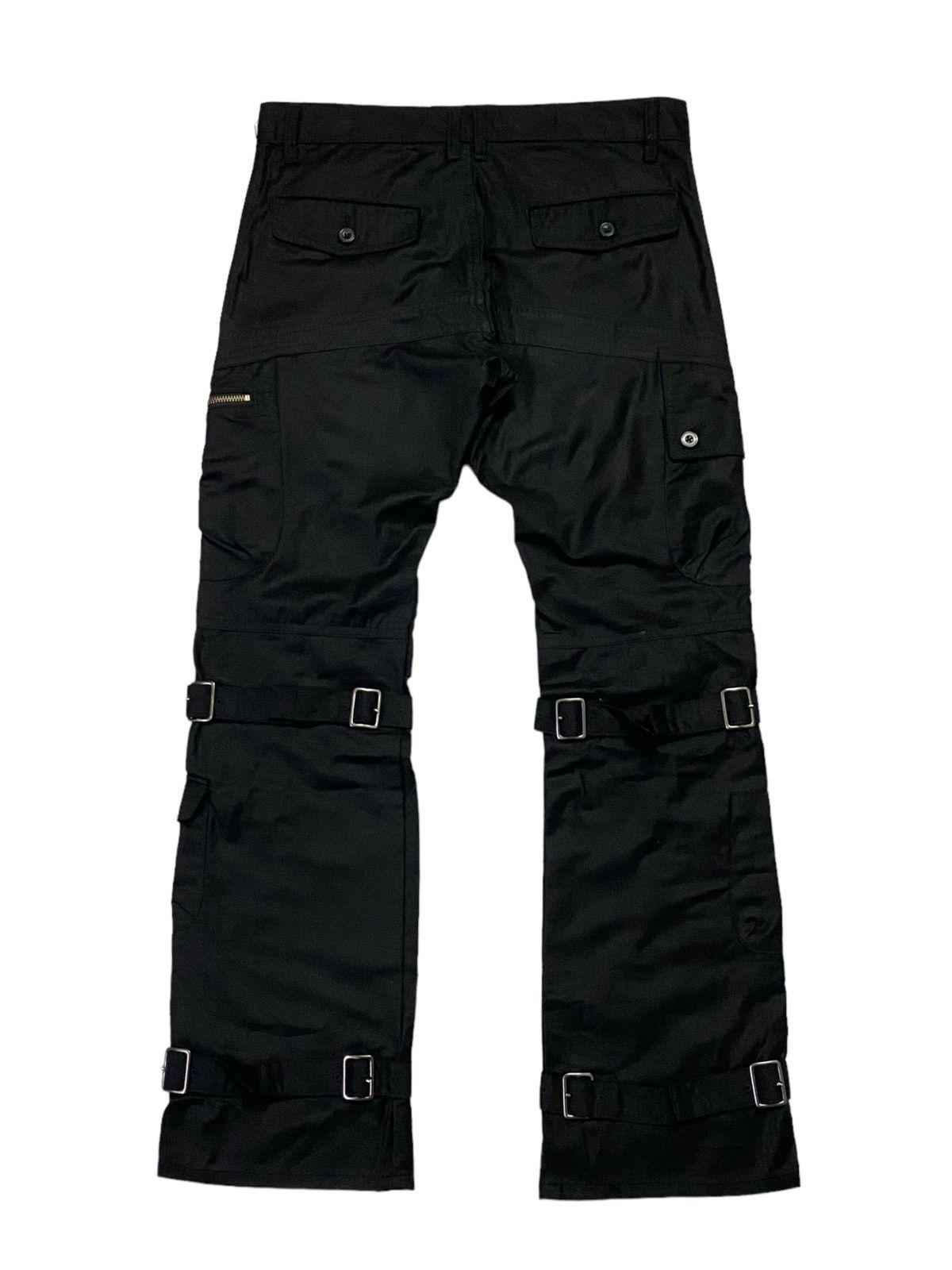 If Six Was Nine × Japanese Brand × semanticdesign Rare🔥Semantic Design Shiny MultiPocket Bondage Pants Size US 31 - 3 Thumbnail