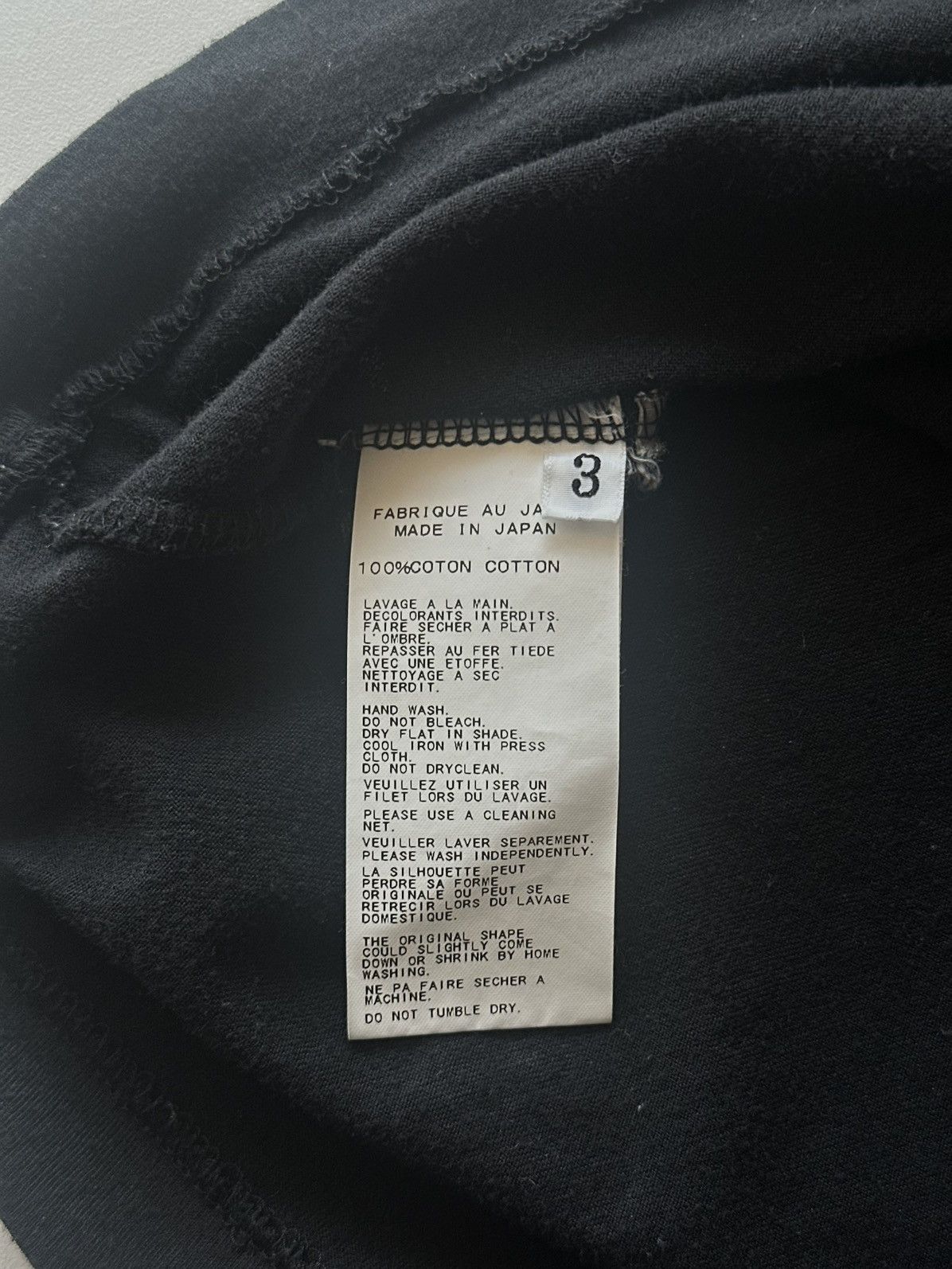 Yohji Yamamoto SS11 “Life” tee Size US M / EU 48-50 / 2 - 3 Thumbnail