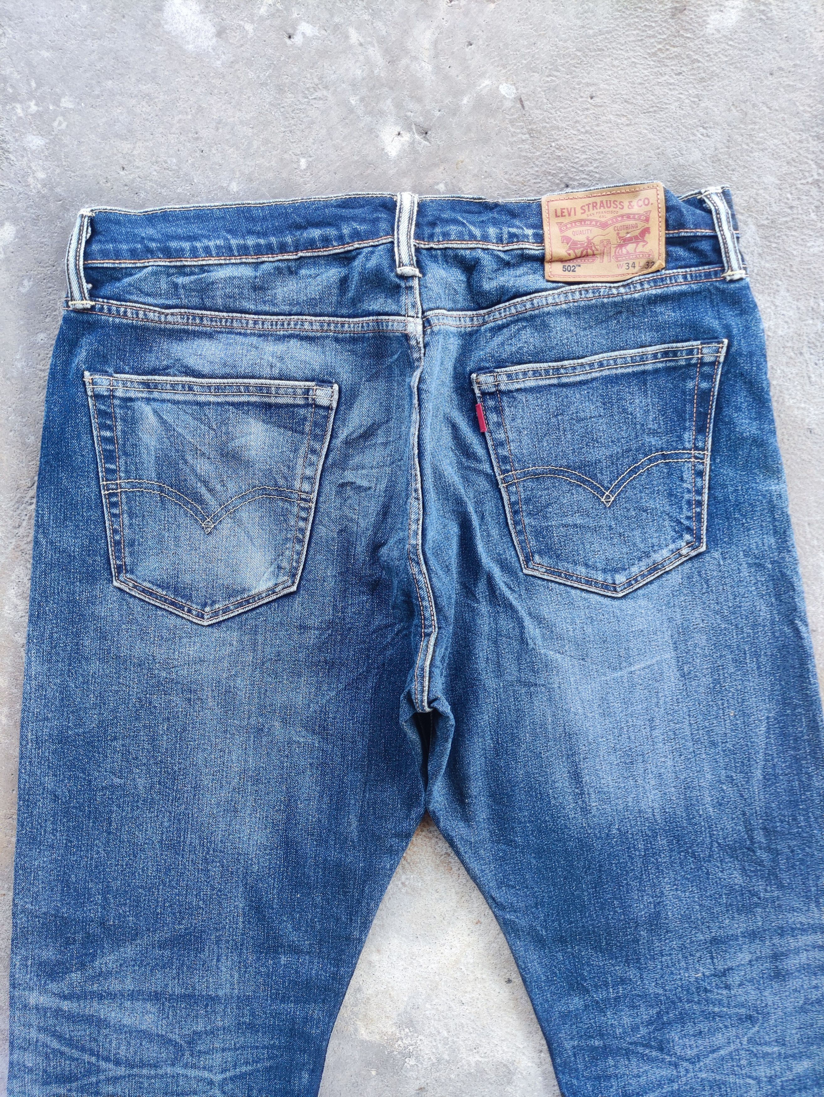 Jean × Levi's × Vintage VINTAGE LEVI’S 502 DISTRESSED JEANS FADED DENIM PANTS W35 Size US 35 - 9 Thumbnail