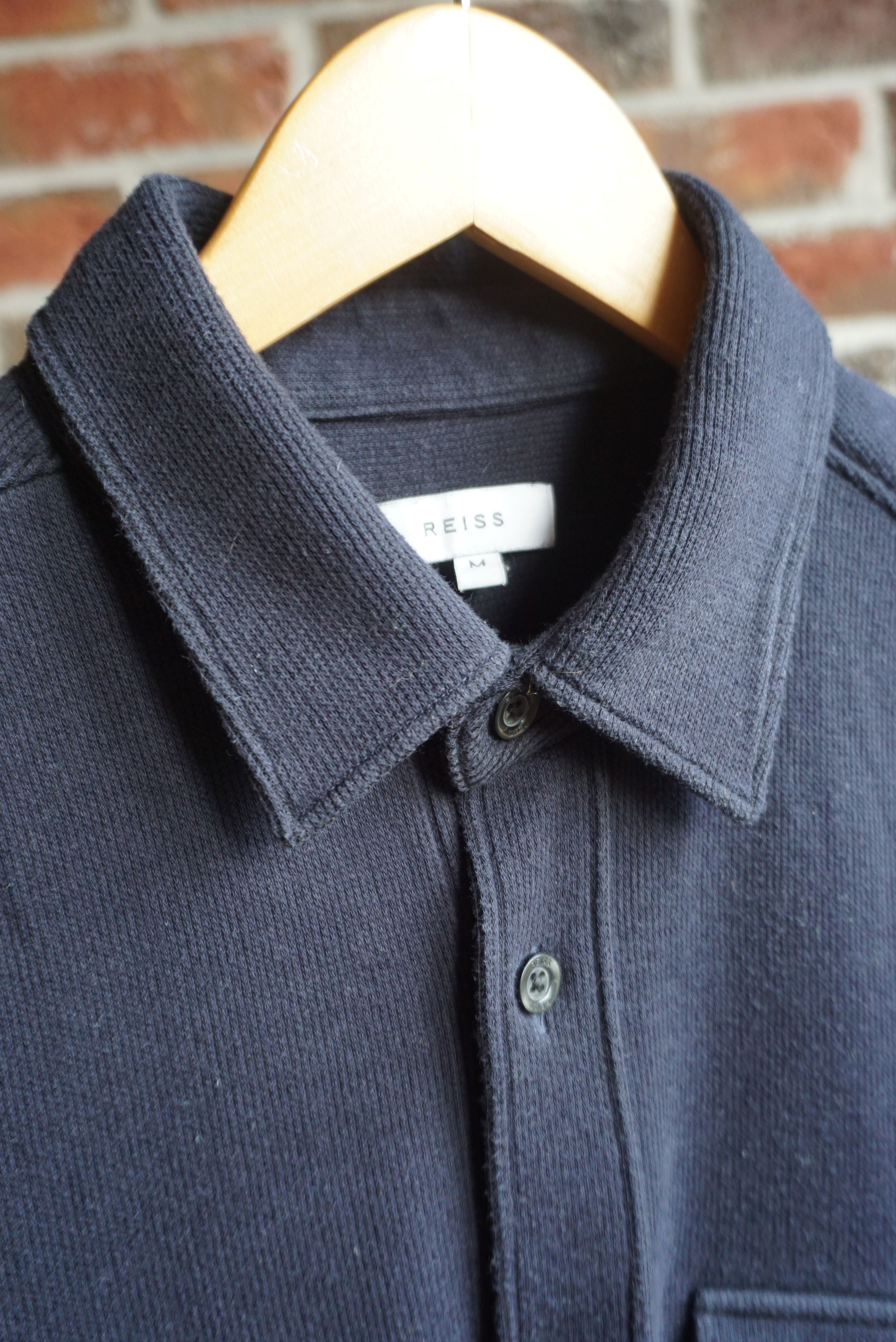 Other UK Reiss Scott shirt wool blend stretch slim fit casual top Size US M / EU 48-50 / 2 - 4 Thumbnail