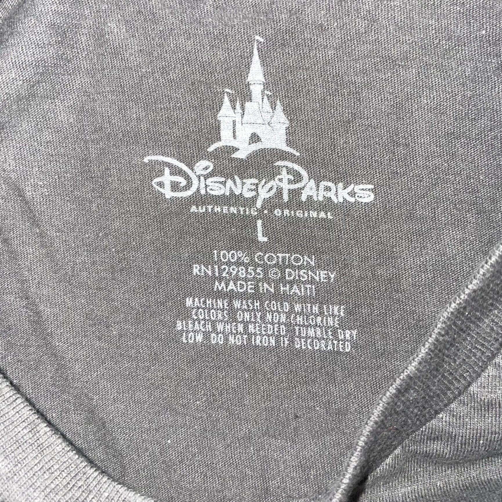 Disney Disney Parks Authentic Original T-Shirt Men L Gray 100% cotton Graphic Shirt Mens Apparel Size US L / EU 52-54 / 3 - 2 Thumbnail