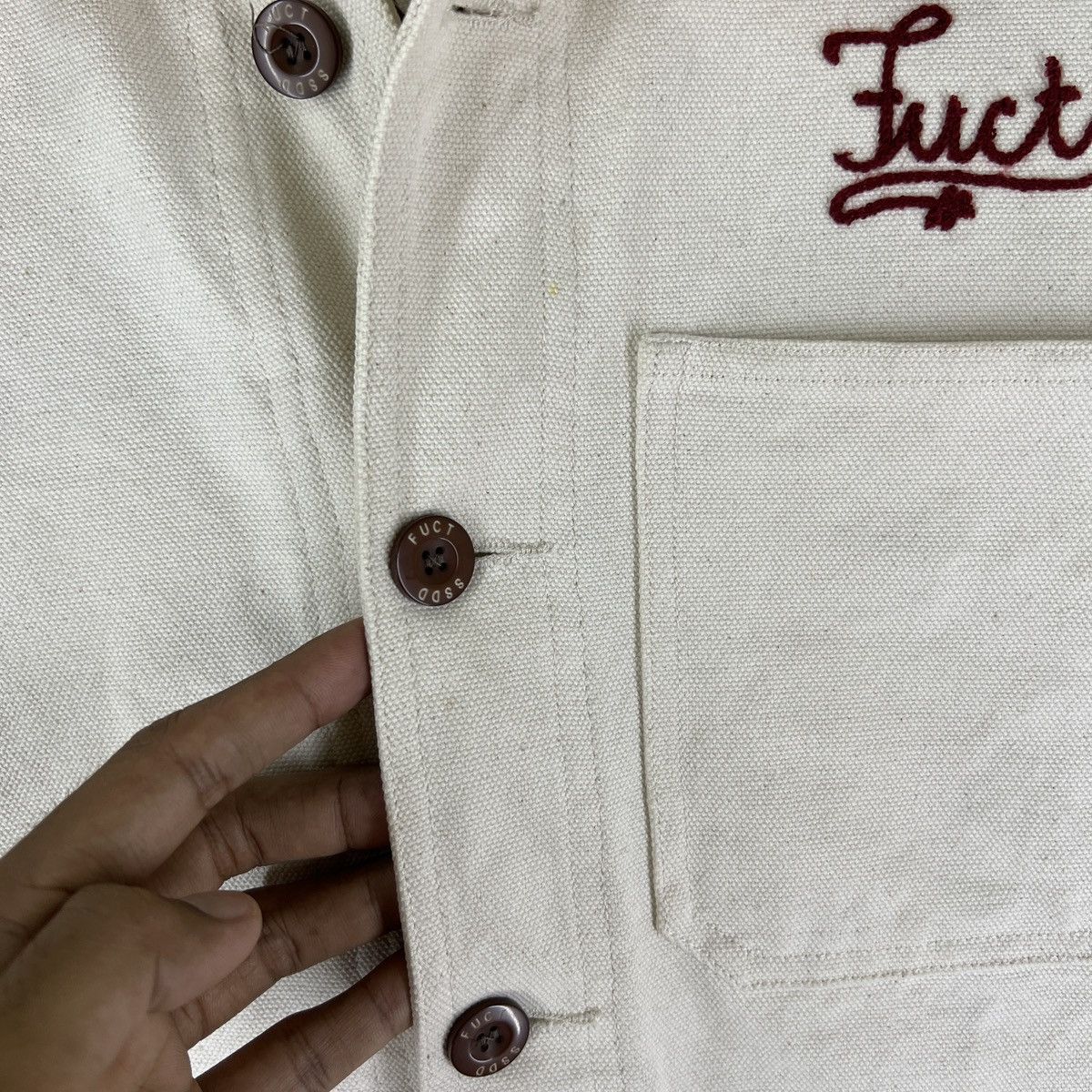 FUCT 🔥 SSDD THE FUCT MFG. FUEL HYDRATOR EMBROIDERY WORK JACKET Size US S / EU 44-46 / 1 - 12 Thumbnail