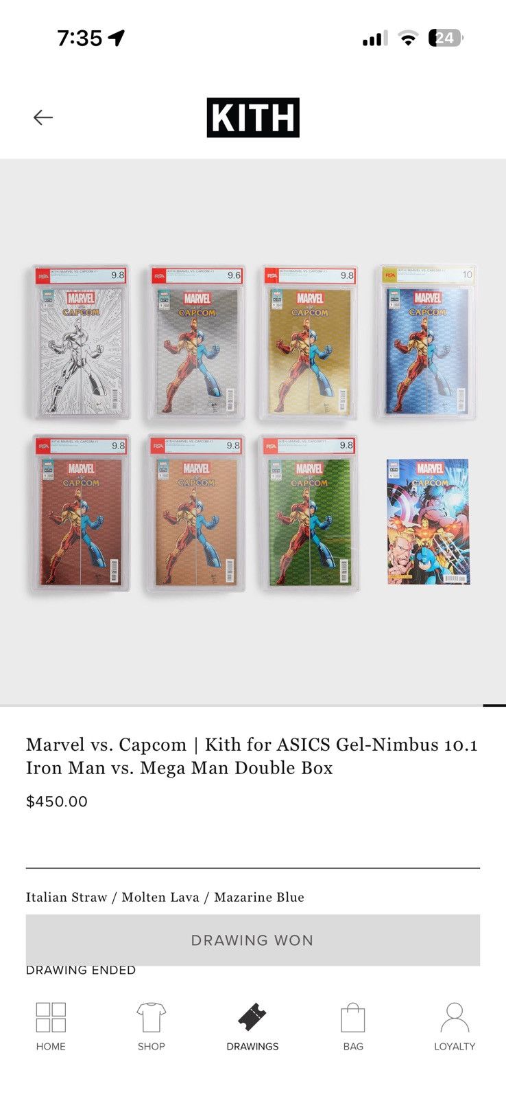Asics × Kith × Marvel Comics Kith X marvel vs capcom x asics iron man mega man comic Size US 8 / EU 41 - 7 Thumbnail