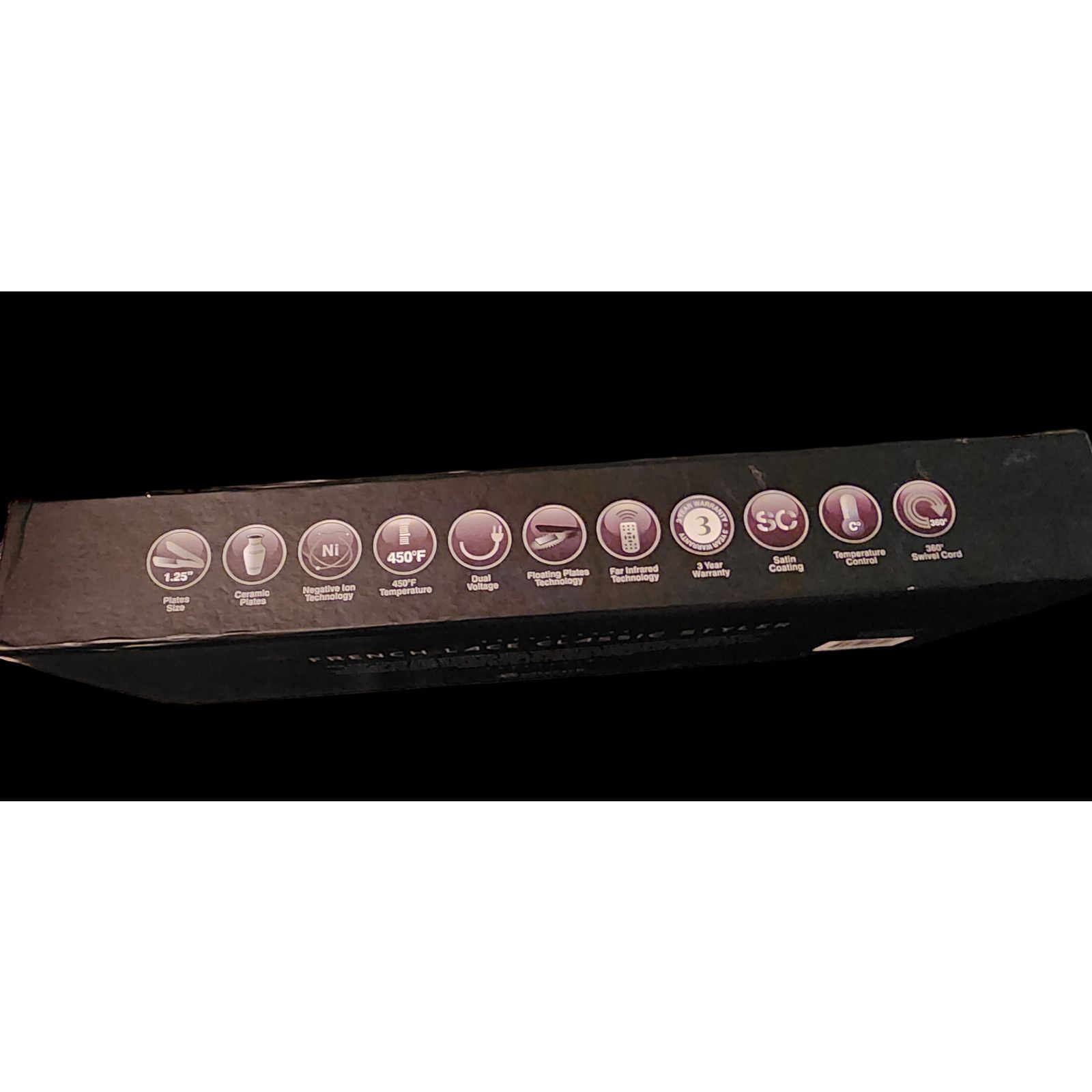 Other Evalectric 100% Ceramic Hair Flat iron - French Lace Size ONE SIZE - 2 Thumbnail