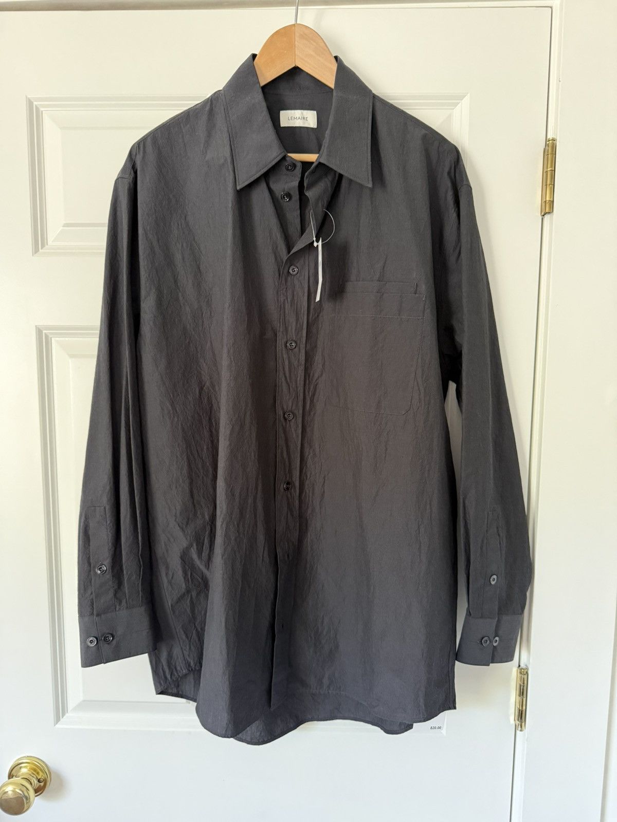 Charcoal grey double pocket shirt BNWT