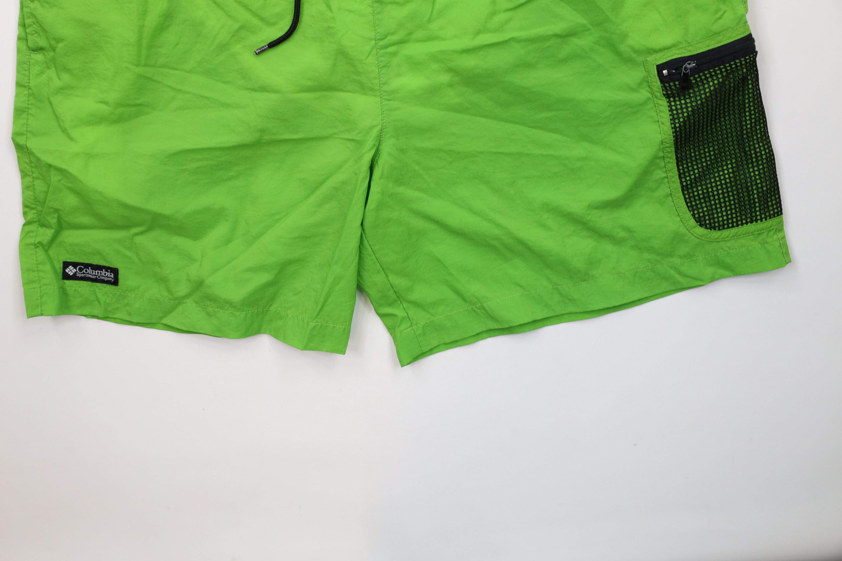 Columbia × Vintage Vintage 90s Columbia Mesh Lined Above Knee Shorts Baggies Size US 34 / EU 50 - 4 Thumbnail