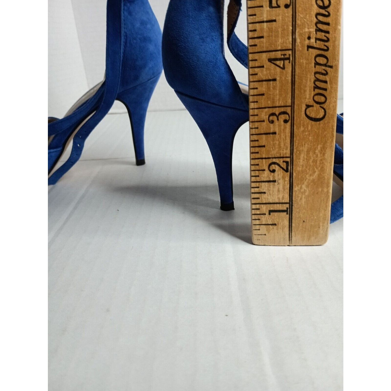 Aldo Aldo Women's Blue Suede High Heel Shoes Size 7 Ankle Strap Size US 7 / IT 37 - 8 Thumbnail