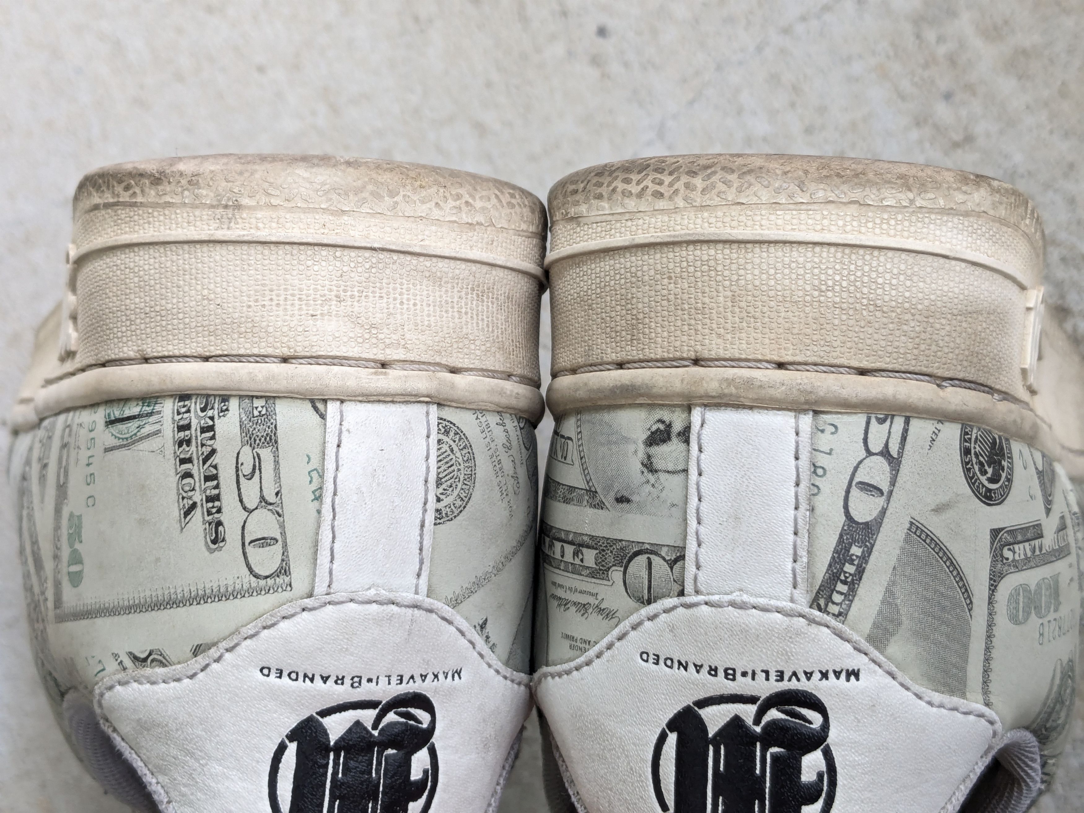 Makaveli Vintage Makaveli Tupac Shakur 8.5 Dollar Bill Size US 8.5 / EU 41-42 - 15 Thumbnail