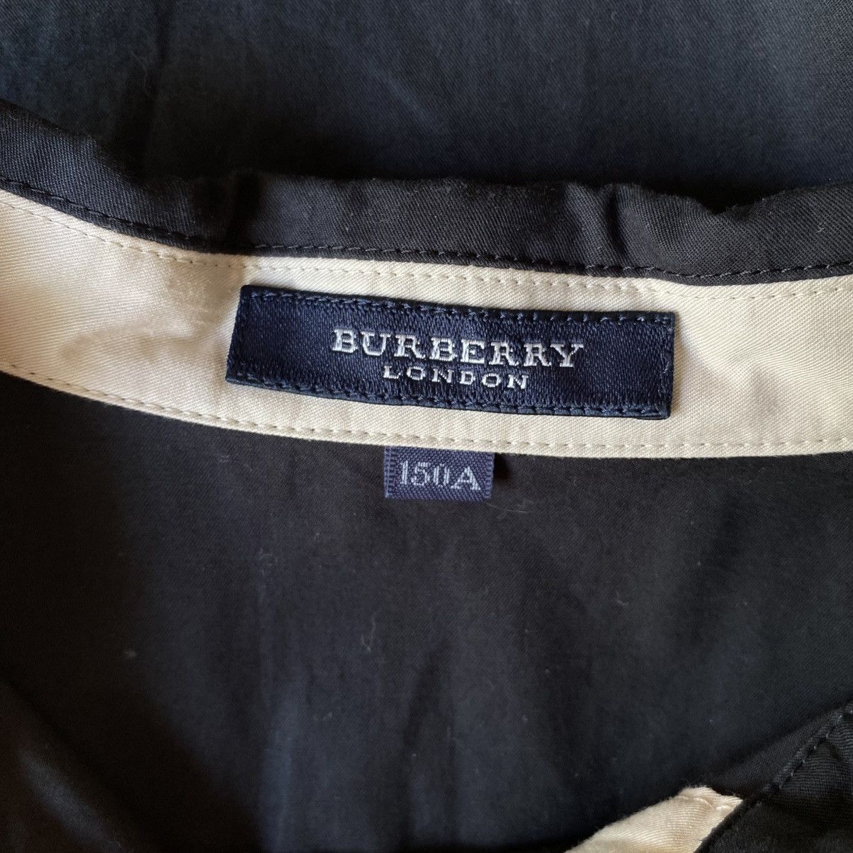 Burberry BURBERRY Black Short-Sleeve Shirt Dress Size S / US 4 / IT 40 - 9 Thumbnail