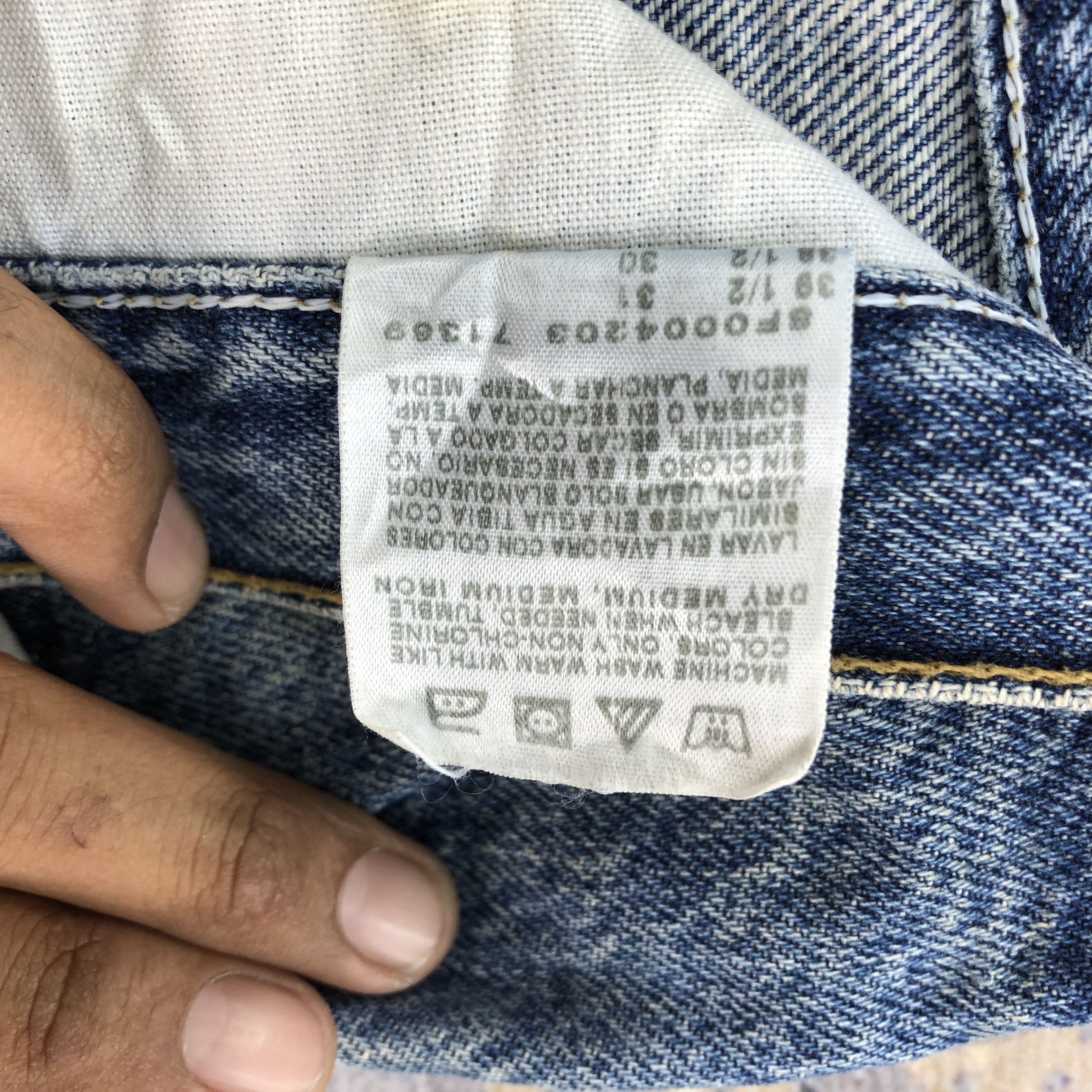 Lee Vintage Dirty Lee Stonewash Jeans Rusty Lee Cowboys Denim Size US 36 / EU 52 - 9 Thumbnail