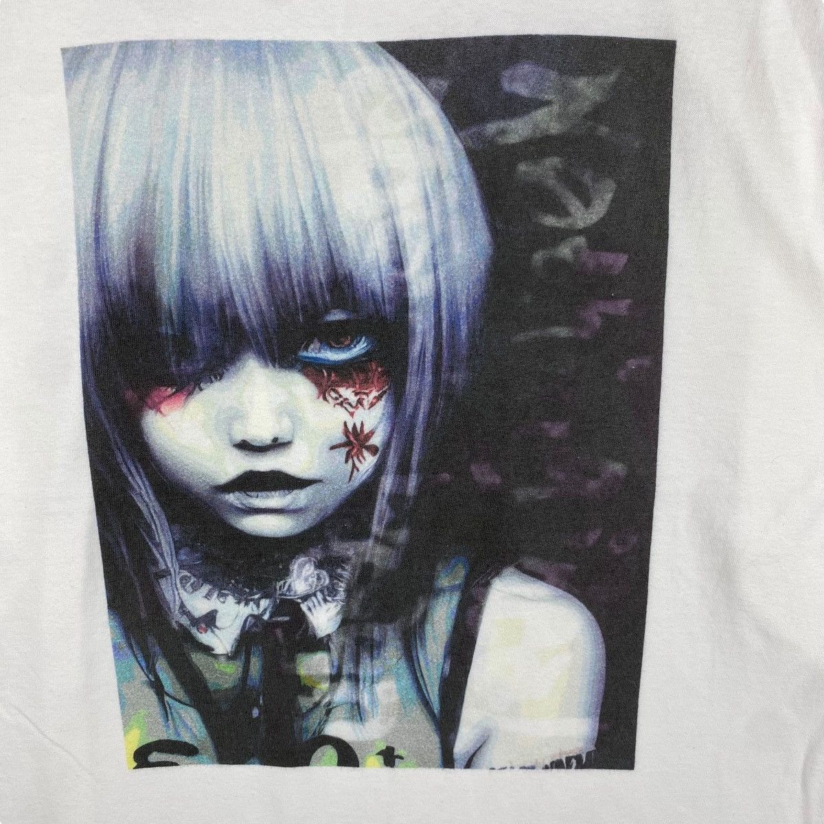 Japanese Brand GOTH ILLUSTRATION Artwork Graphic Long Sleeve Tee Shirt Size US XL / EU 56 / 4 - 2 Thumbnail