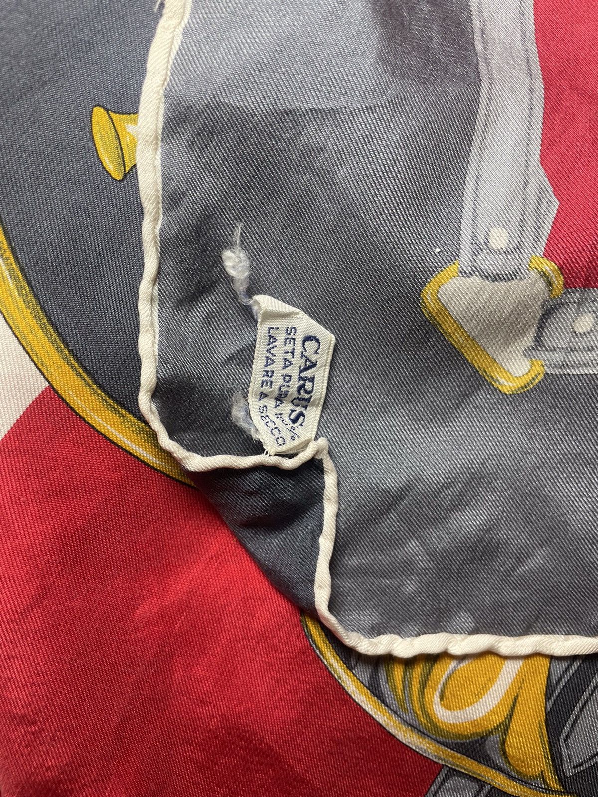 Caruso × Vintage Caruso hunting dog silk scarf Size ONE SIZE - 9 Thumbnail