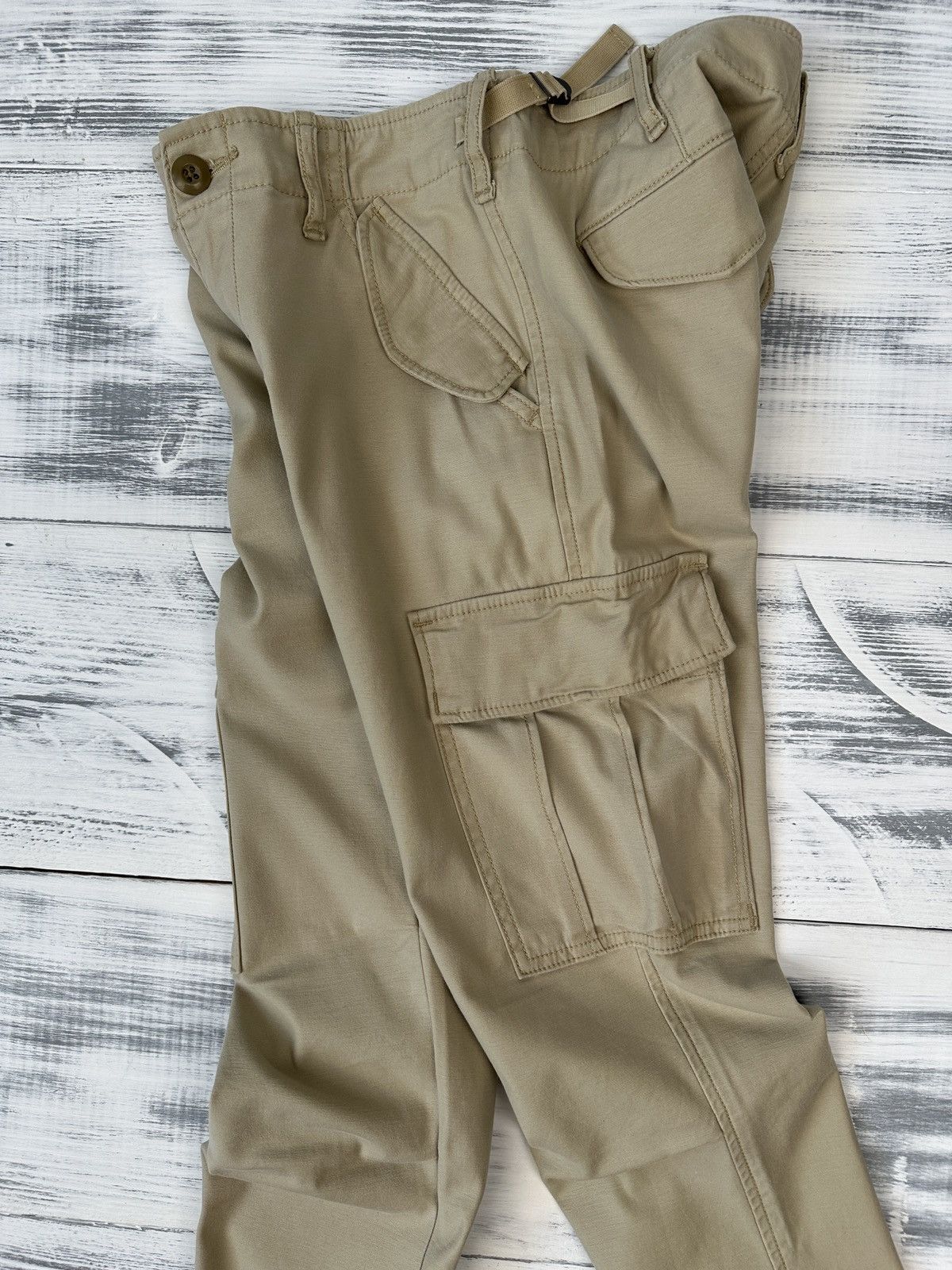 Denim & Supply Ralph Lauren DENIM & SUPPLY RALPH LAUREN Cargo Pants Women’s Beige sz 26 Size 26" / US 2 / IT 38 - 7 Thumbnail