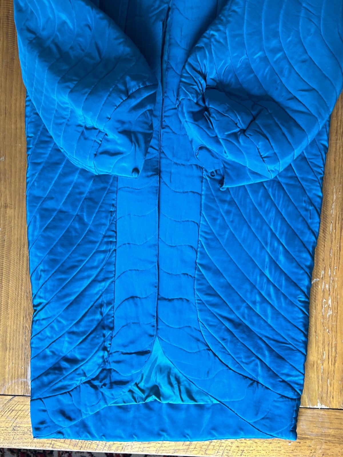 Japanese Brand RARE David Bowie style Silk Overcoat Size US S / EU 44-46 / 1 - 4 Thumbnail