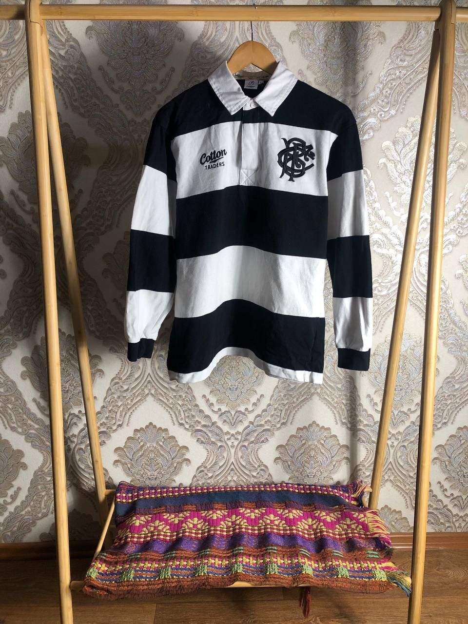 Cotton Traders VINTAGE COTTON TRADERS BARBARIANS RUGBY JERSEY RETRO Y2K 90s Size US L / EU 52-54 / 3 - 1 Thumbnail