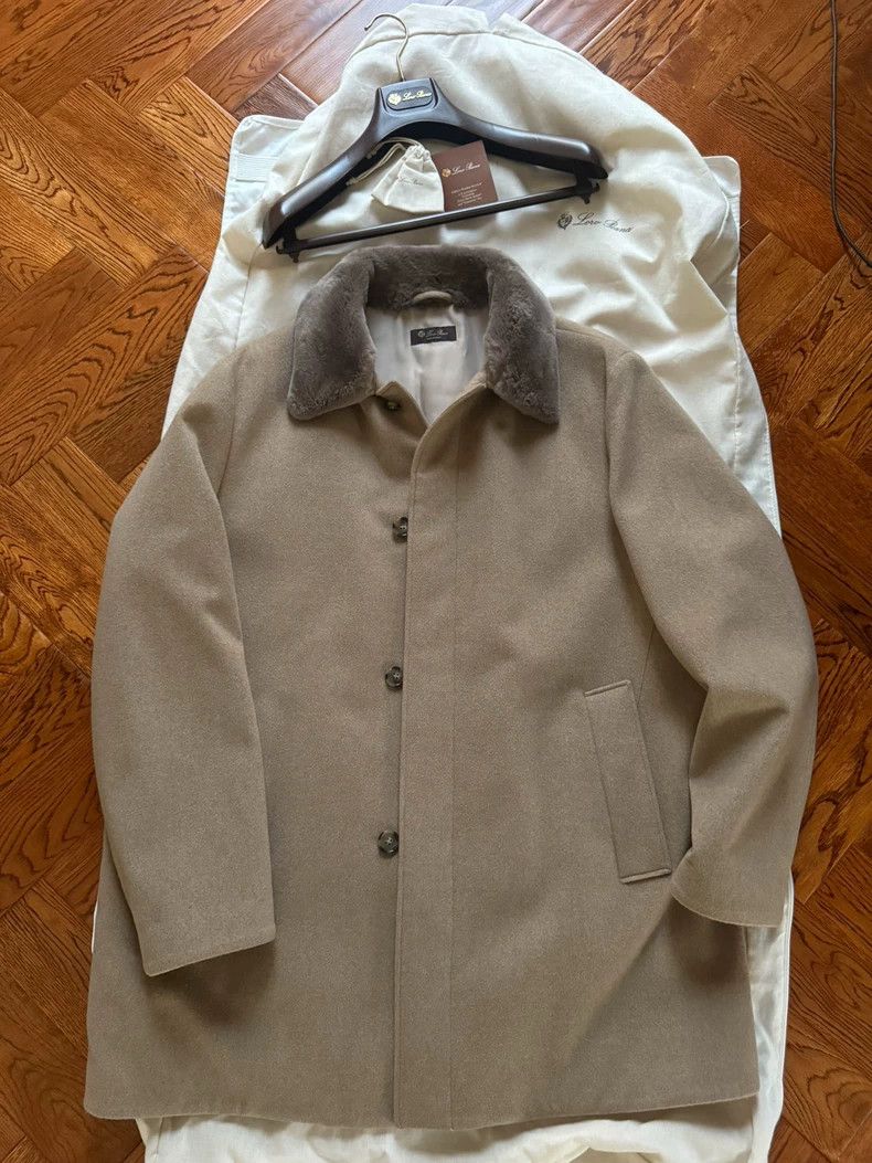 Loro Piana LORO PIANA Cashmere fur coat Size US XL / EU 56 / 4 - 1 Thumbnail