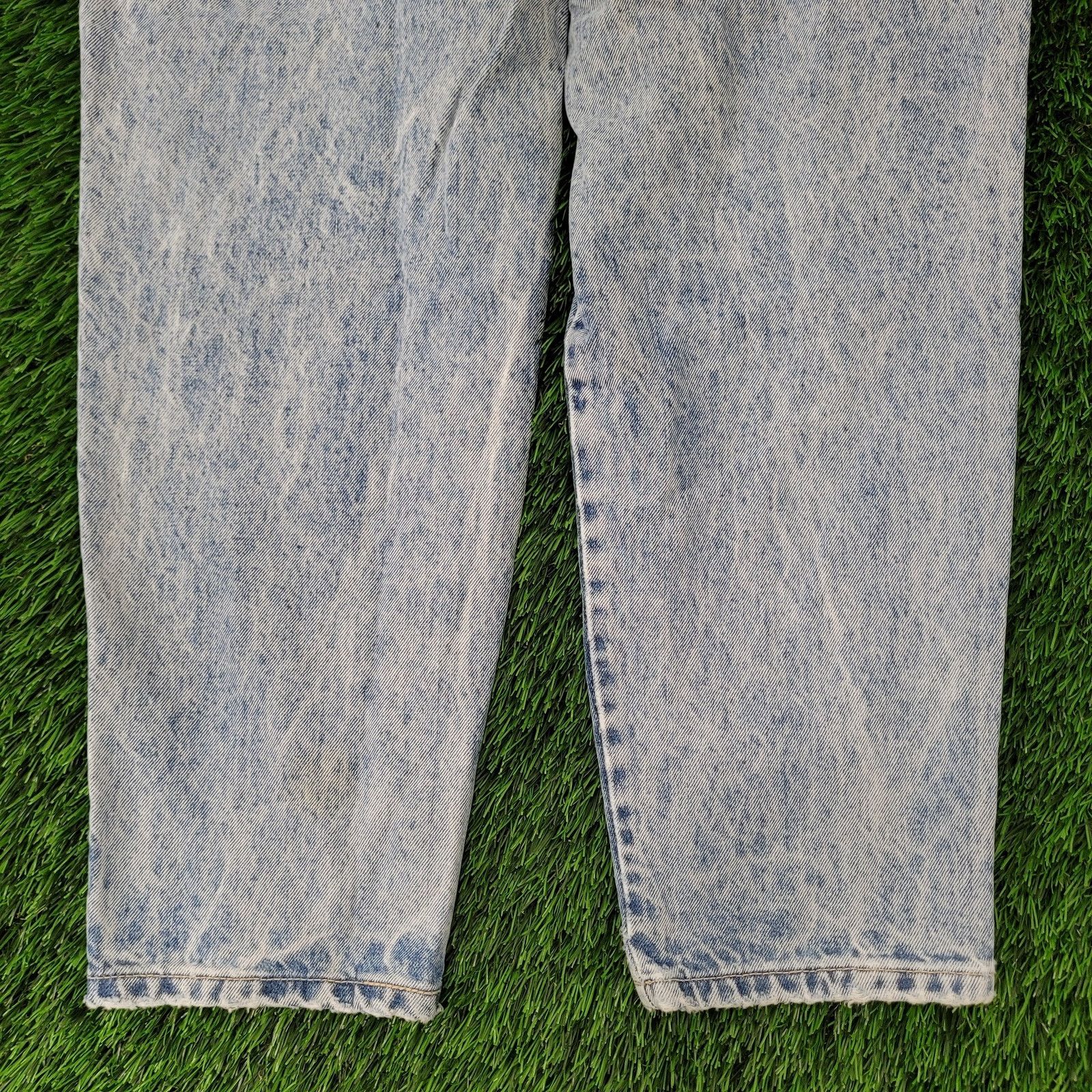 Levi's Vintage LEVIS 573 Tapered Jeans Womens 16/18 34x31 Acid-Wash Size 40" / US 18 - 14 Thumbnail
