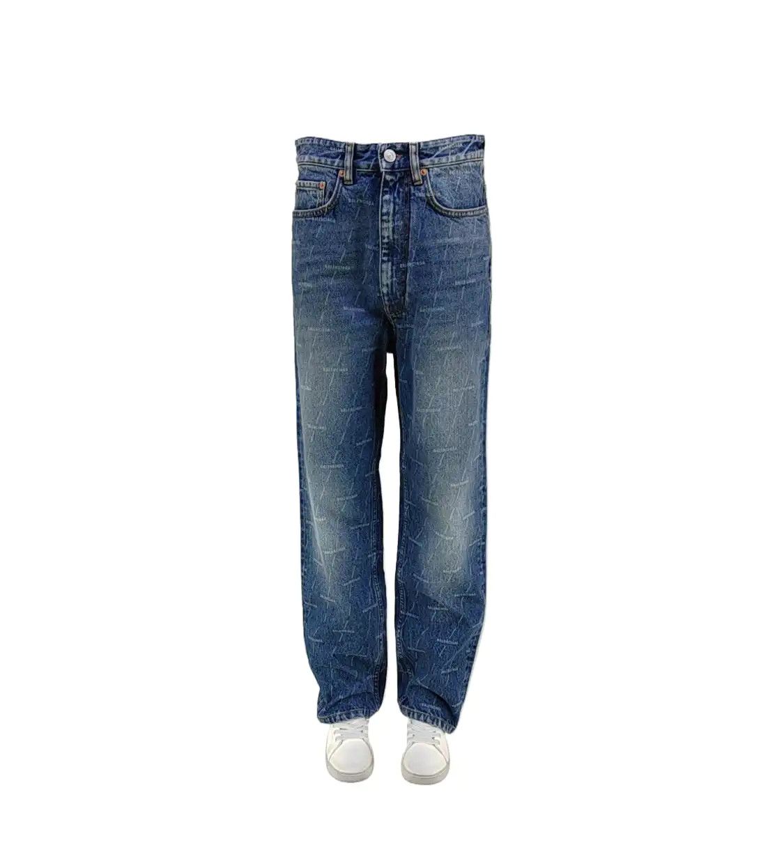 Balenciaga Balenciaga Cut-Up Baggy Jeans Blue Size XS | Grailed