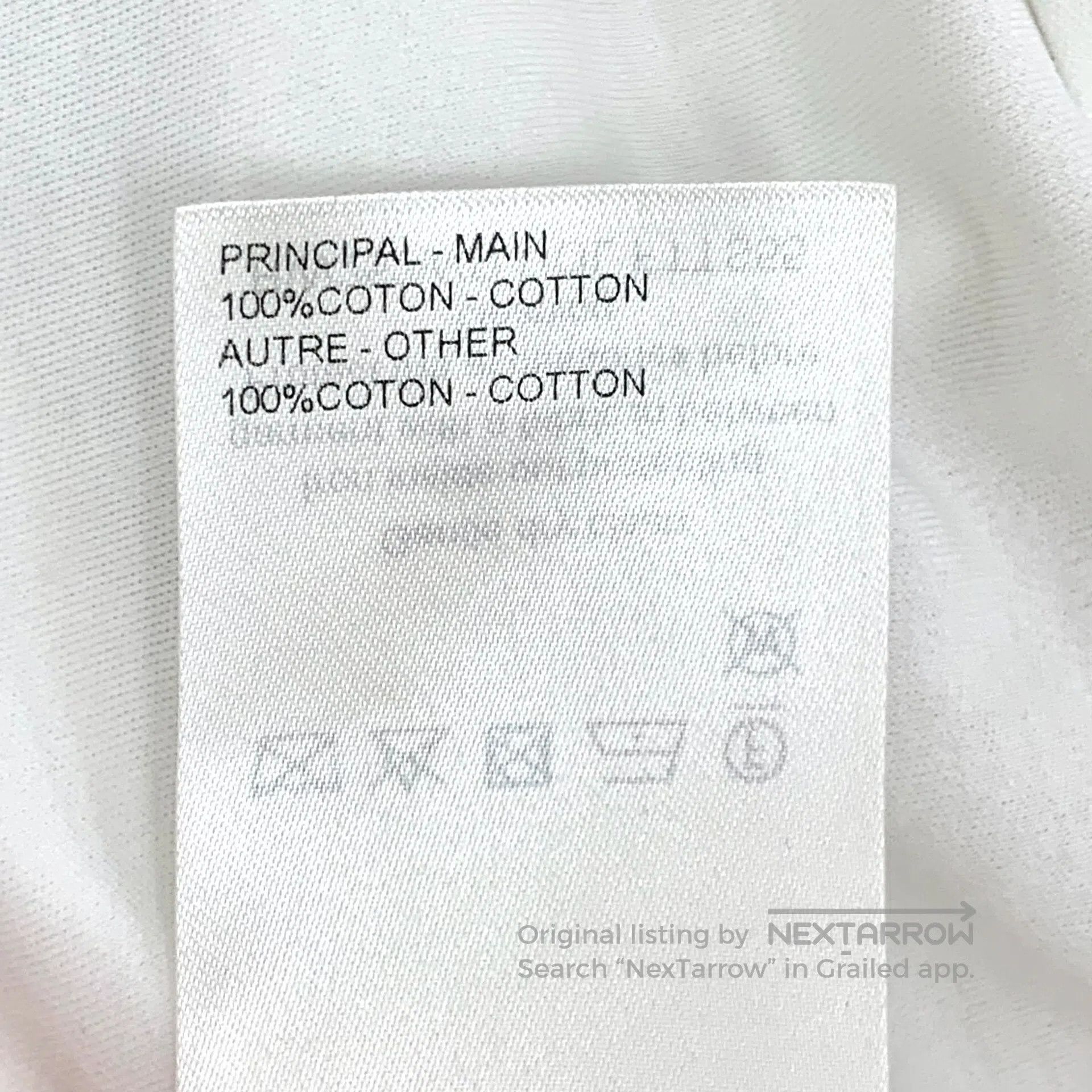 Louis Vuitton Louis Vuitton White pocket old print cotton round neck sho Size US M / EU 48-50 / 2 - 7 Thumbnail