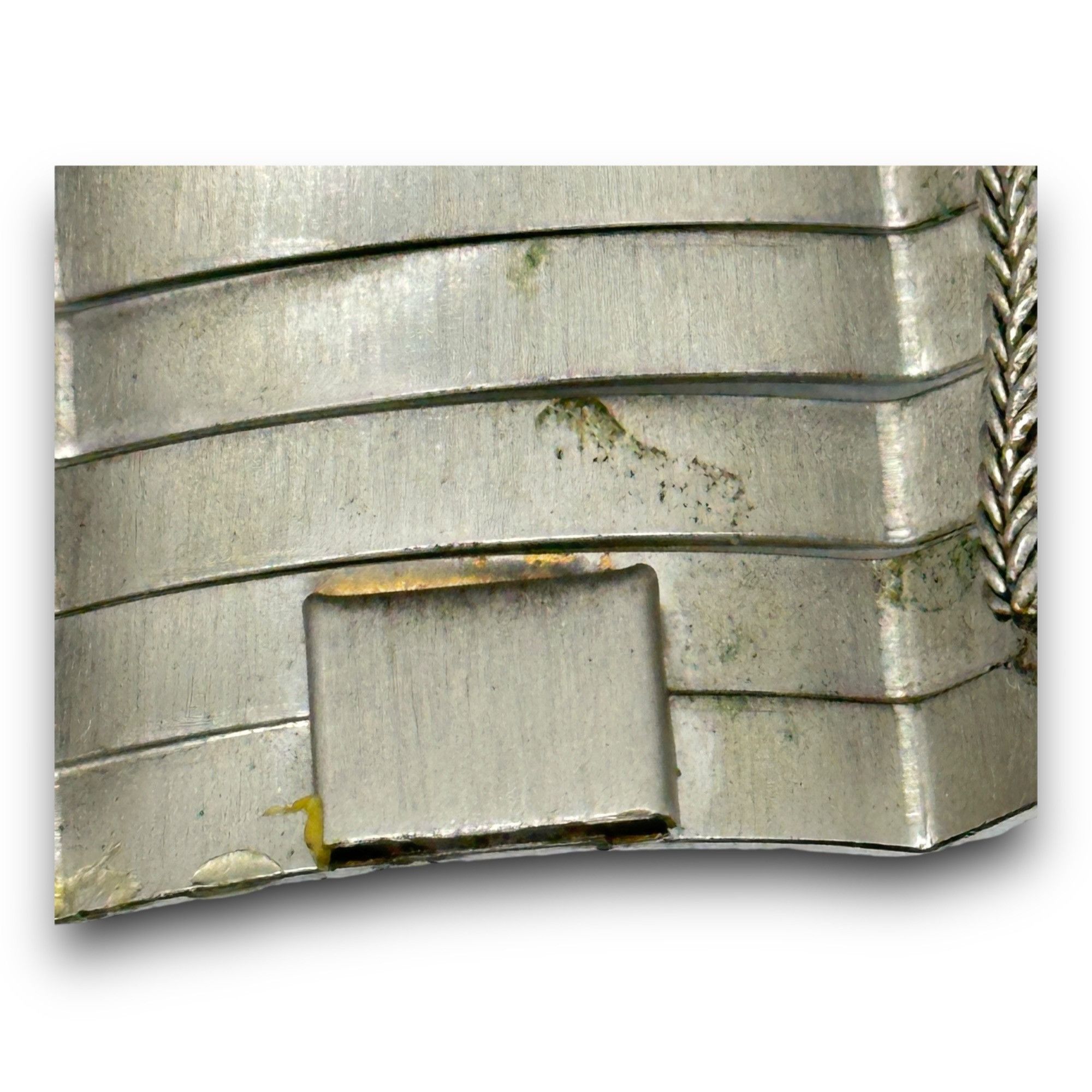 Vintage Vintage SilverTone Cuff Bracelet Art Deco Retro Bohemian Rar Size ONE SIZE - 4 Thumbnail