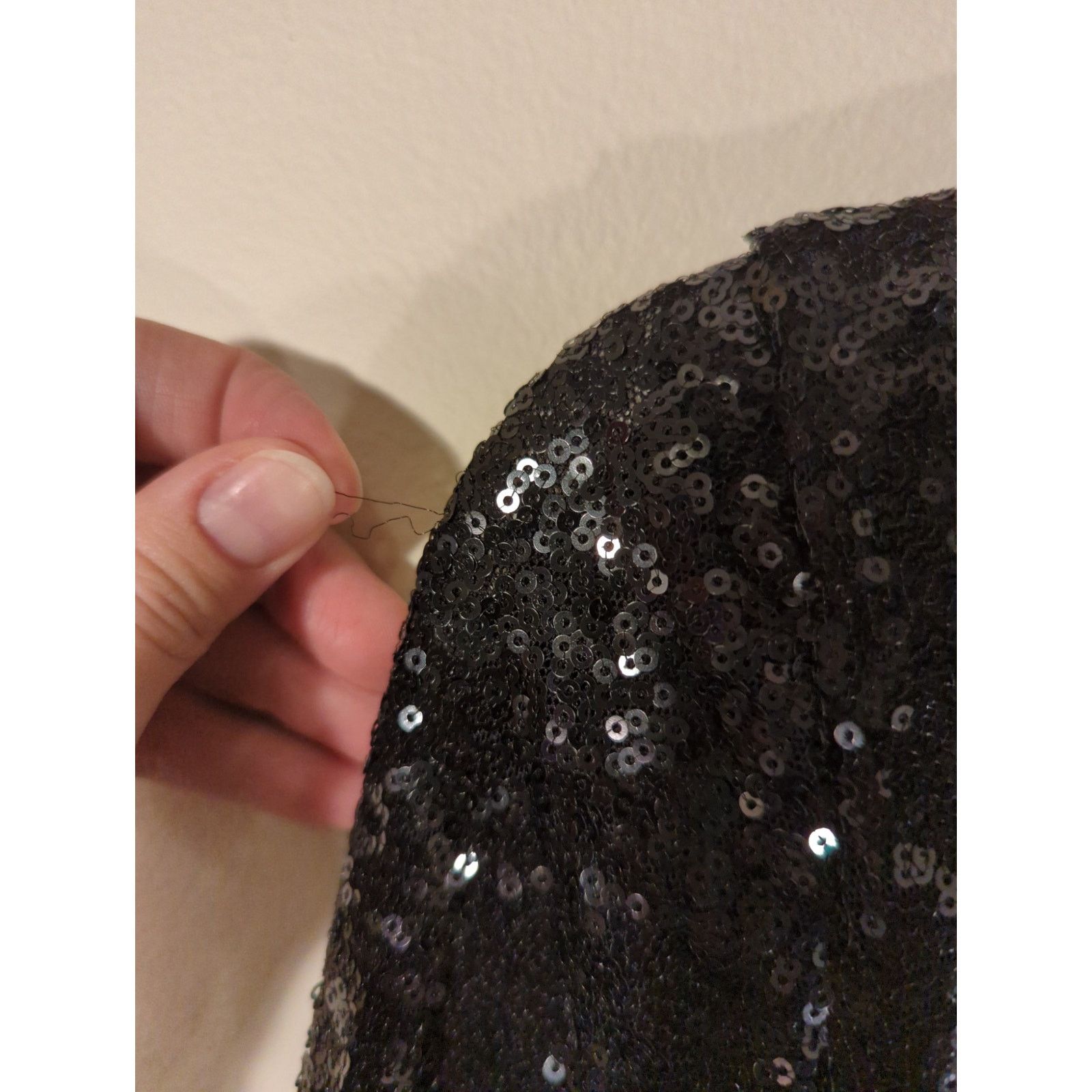 Lauren Ralph Lauren RTR Lauren Ralph Lauren Sz 2 Black Sequin Wide Leg Jumpsuit Size 26" / US 2 / IT 38 - 9 Thumbnail