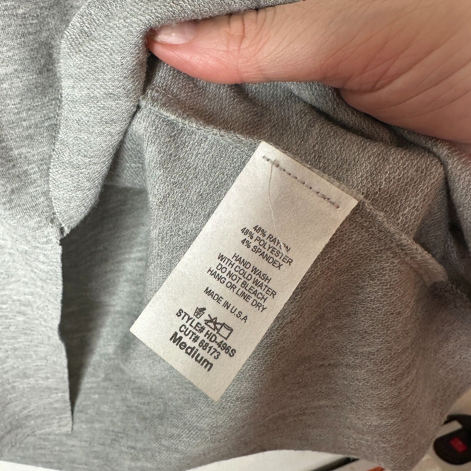 Other Sinuous Casual Gray Asymmetrical Hem Tee Round Neck M Size M / US 6-8 / IT 42-44 - 4 Thumbnail