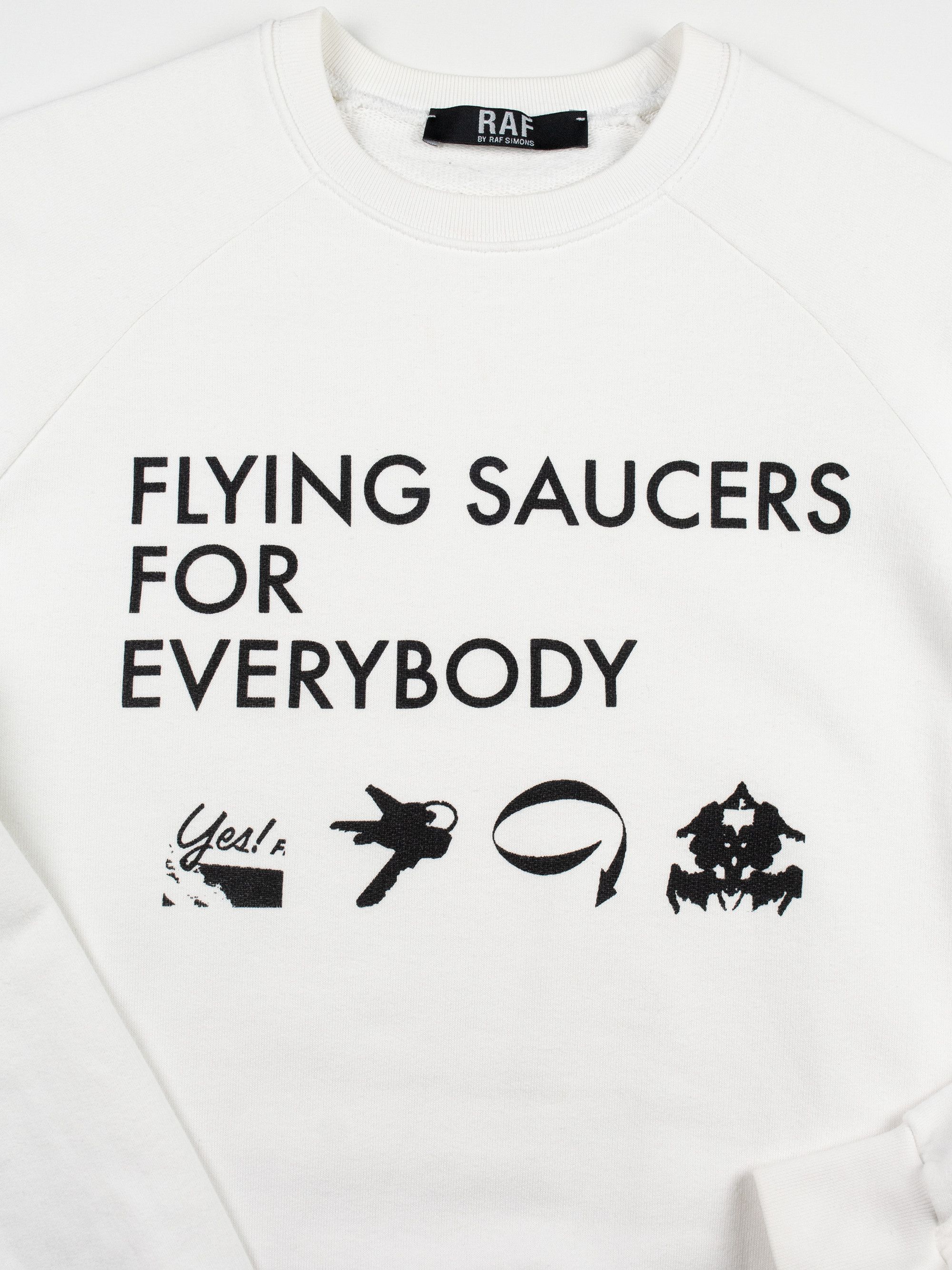 Raf Simons × Raf by Raf Simons RAF by Raf Simons AW07 Flying Saucers For Everybody crewneck Size US M / EU 48-50 / 2 - 3 Thumbnail