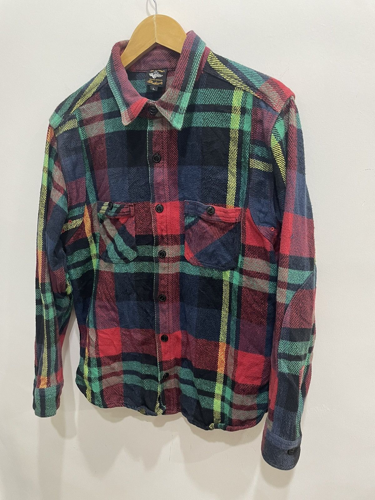 Bare Knuckles Knuckles Head & Co Heavy Cotton Flannel Size US L / EU 52-54 / 3 - 18 Thumbnail