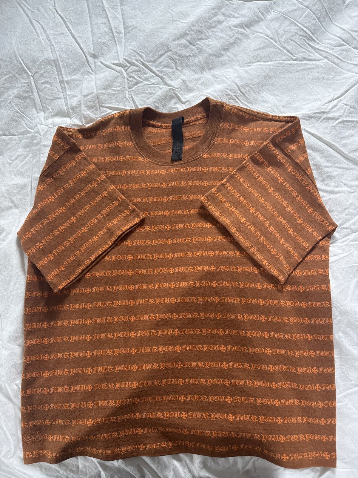 Chrome Hearts Chrome hearts F*ck you striped shirt sleeve Size US M / EU 48-50 / 2 - 1 Thumbnail