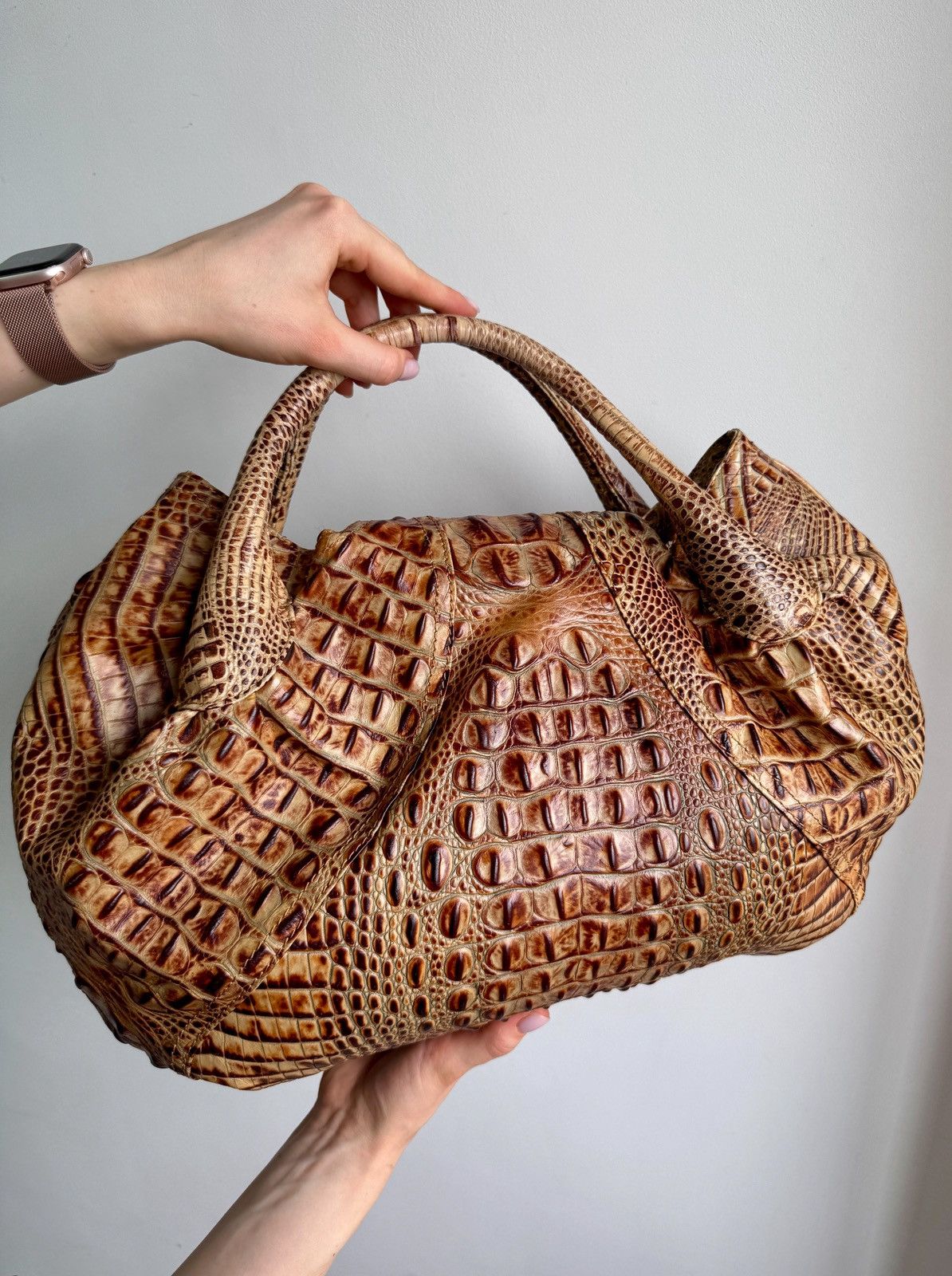Fendi Vintage FENDI ALLIGATOR Spy Bag VERY RARE Size ONE SIZE - 20 Thumbnail