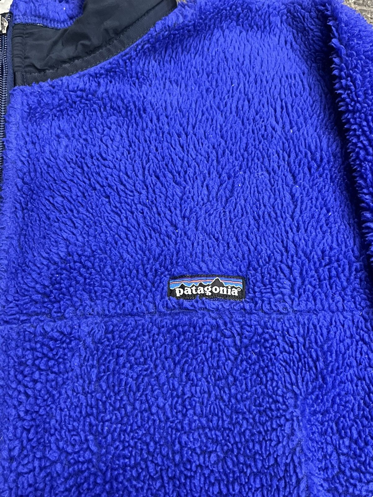 Patagonia × Vintage Patagonia vintage 90s deep pile fleece made in USA rare hype Size US XL / EU 56 / 4 - 4 Thumbnail