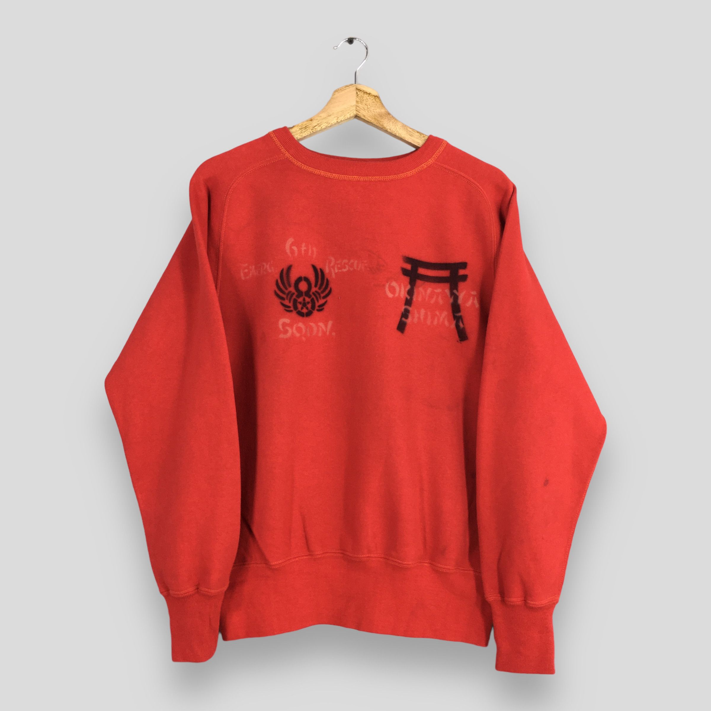 Buzz Rickson's × Japanese Brand × Vintage Vintage Buzz Rickson Japan Sweatshirt Medium Size US M / EU 48-50 / 2 - 1 Thumbnail
