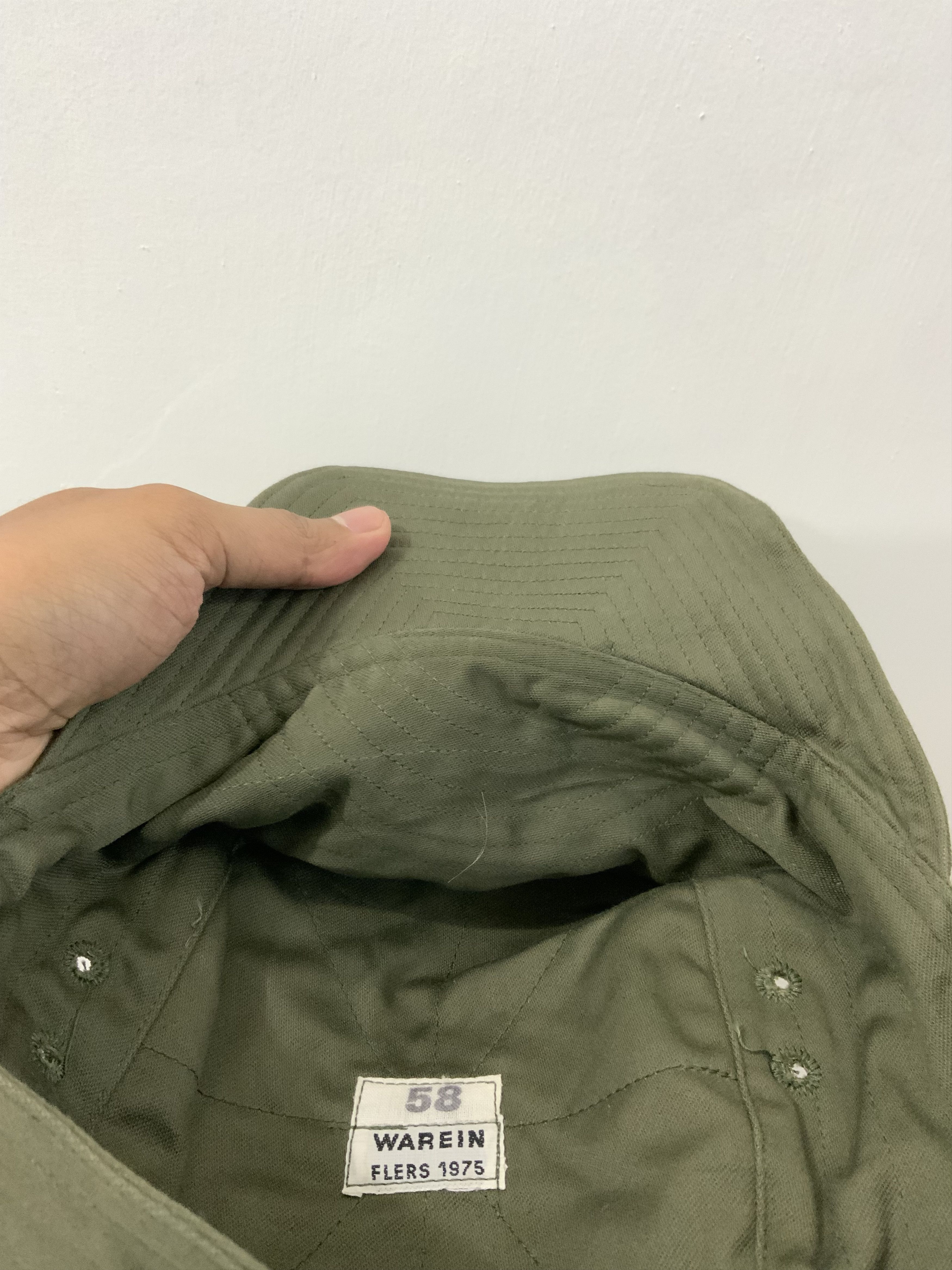 Vintage Vintage Warein Flers 1975 Military Bondage Hat Size ONE SIZE - 8 Thumbnail