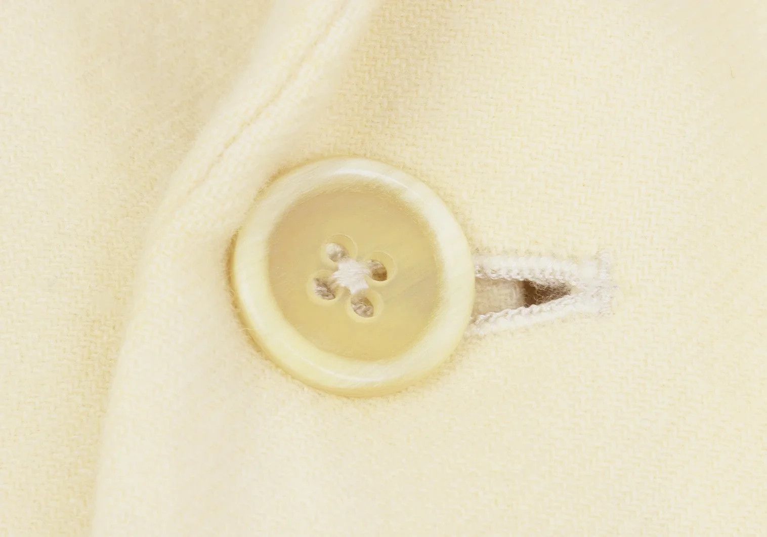 Yohji Yamamoto Yohji Yamamoto Wool Nylon Jacket Cream M Size US M / EU 48-50 / 2 - 6 Thumbnail