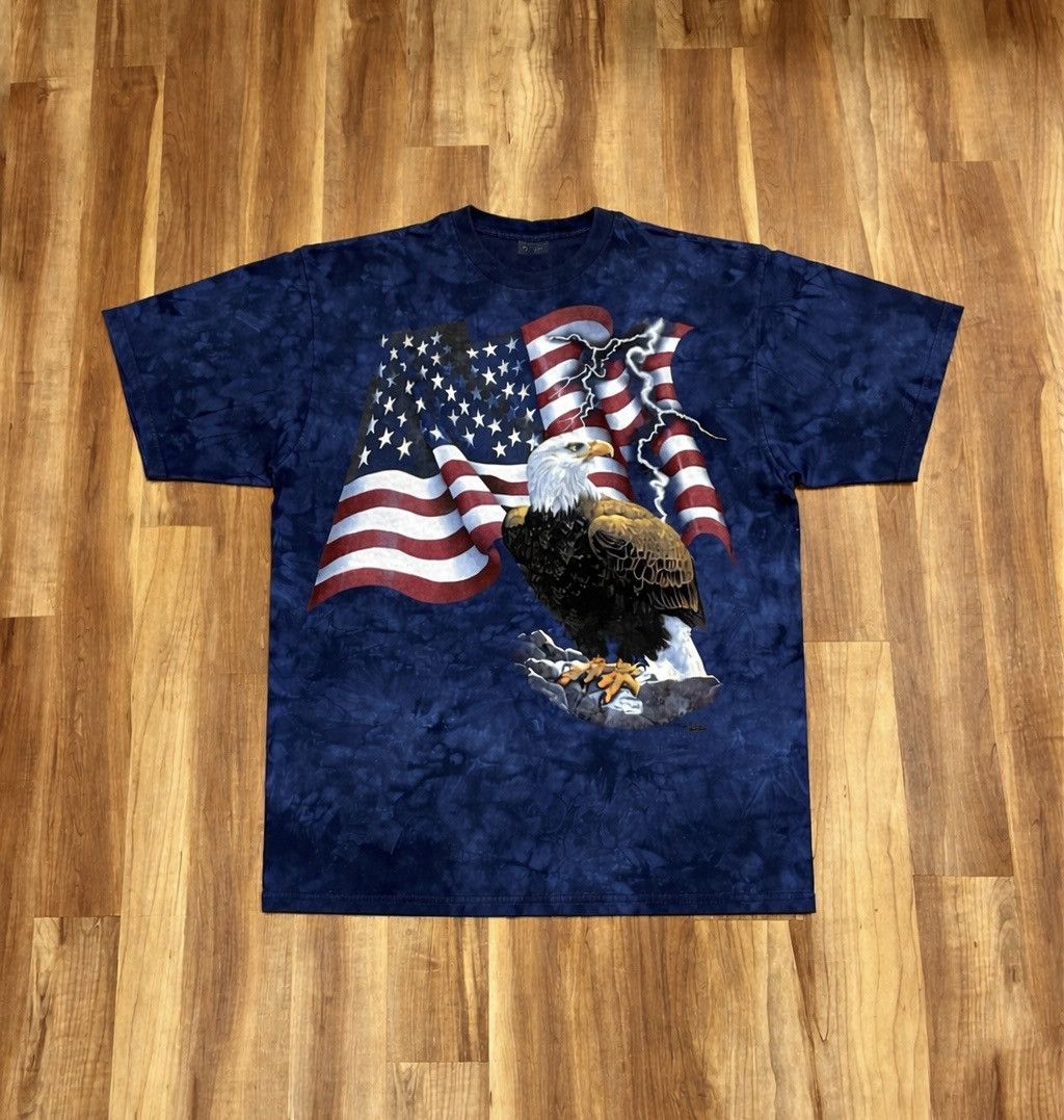 The Mountain 2007 The Mountain American Flag Eagle Tee Size US XL / EU 56 / 4 - 1 Thumbnail