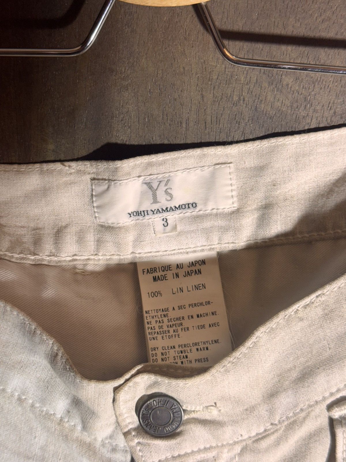 Yohji Yamamoto vintage asymetrical yohji yamamoto linen pants 3 jp Size 28" / US 6 / IT 42 - 3 Thumbnail