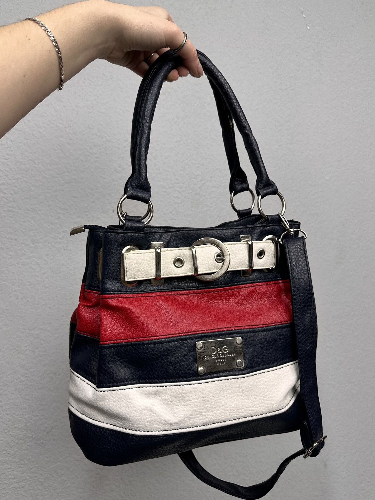 Dolce & Gabbana Vintage Leather Bag Dolce Gabbana D&G military USA JAPANESE Size ONE SIZE - 2 Thumbnail