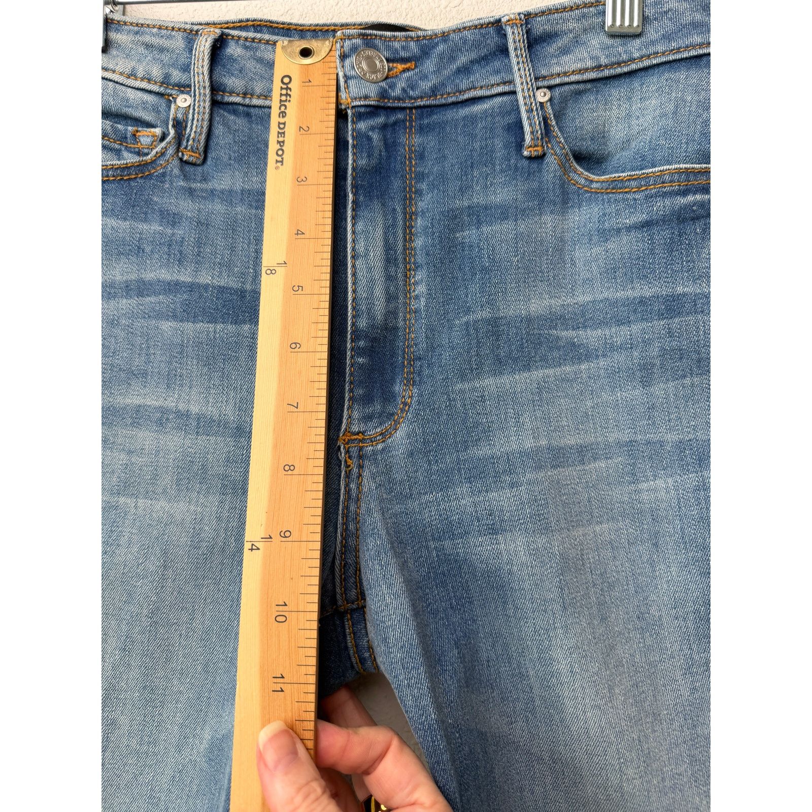 Other NWT Black Orchid Denim Chrissy Kick Flare Jeans US 27 Blue Size 27" / US 4 / IT 40 - 14 Thumbnail