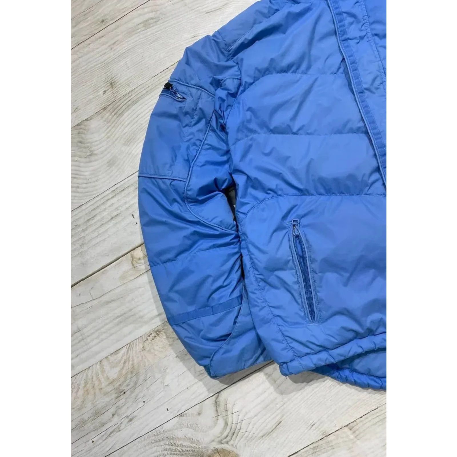 Oakley VINTAGE Oakley Jacket Crewneck Down Puffer Jacket Men M Blue 90s Size US M / EU 48-50 / 2 - 5 Thumbnail