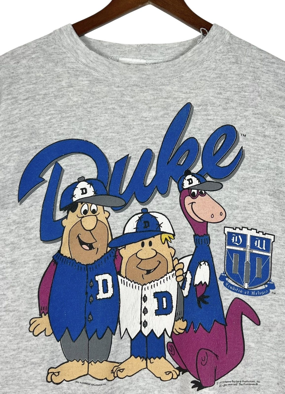 Vintage Vintage Distressed Duke University 1993 Sweatshirt Size US L / EU 52-54 / 3 - 3 Thumbnail