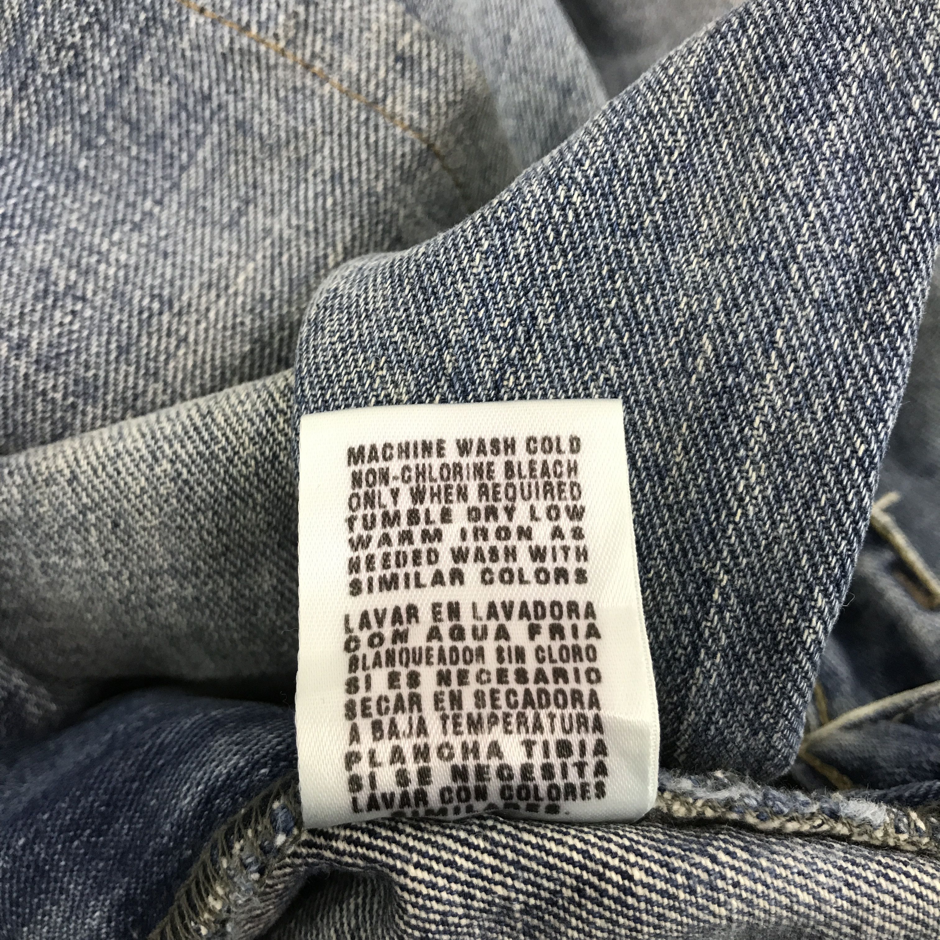 Polo Ralph Lauren BAGGY POLO RALPH LAUREN FADED DENIM JEANS PANTS Size US 33 - 15 Thumbnail