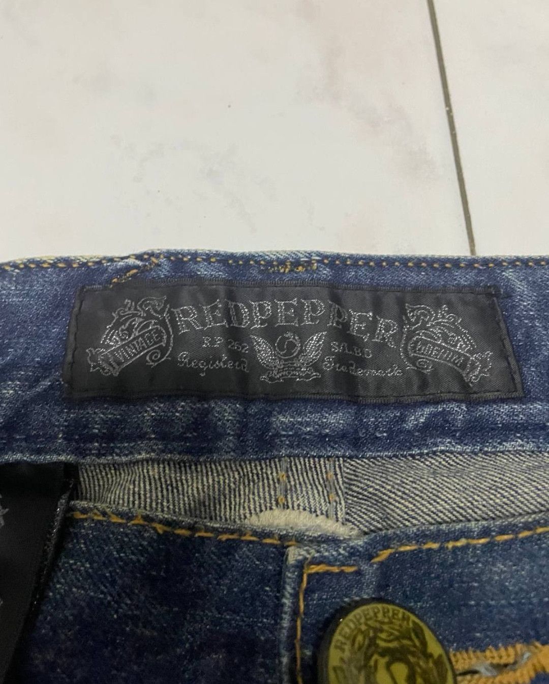 Tornado Mart Red pepper jeans Size US 34 / EU 50 - 7 Thumbnail