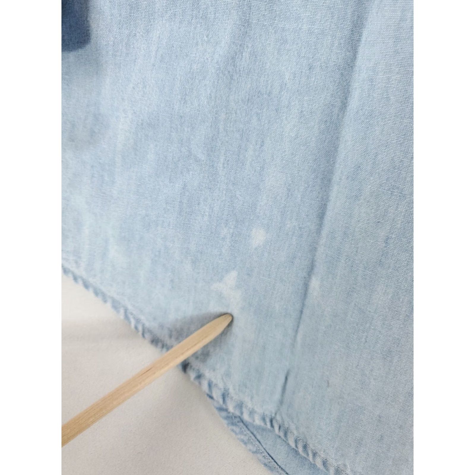 Gap VINTAGE Gap Shirt Chambray Button Up Blue Long Sleeve Mens S Size US S / EU 44-46 / 1 - 2 Thumbnail