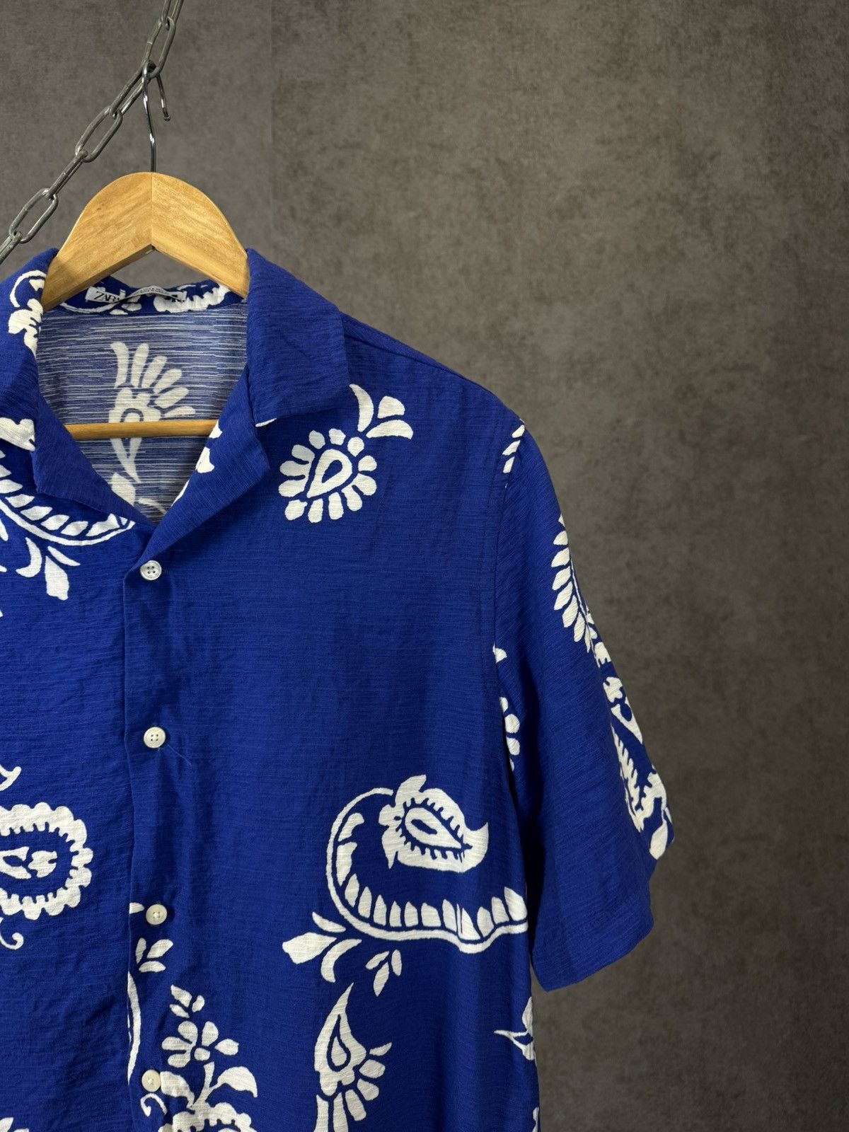 Zara Zara Man art Hawaiian shirt Size US S / EU 44-46 / 1 - 2 Thumbnail