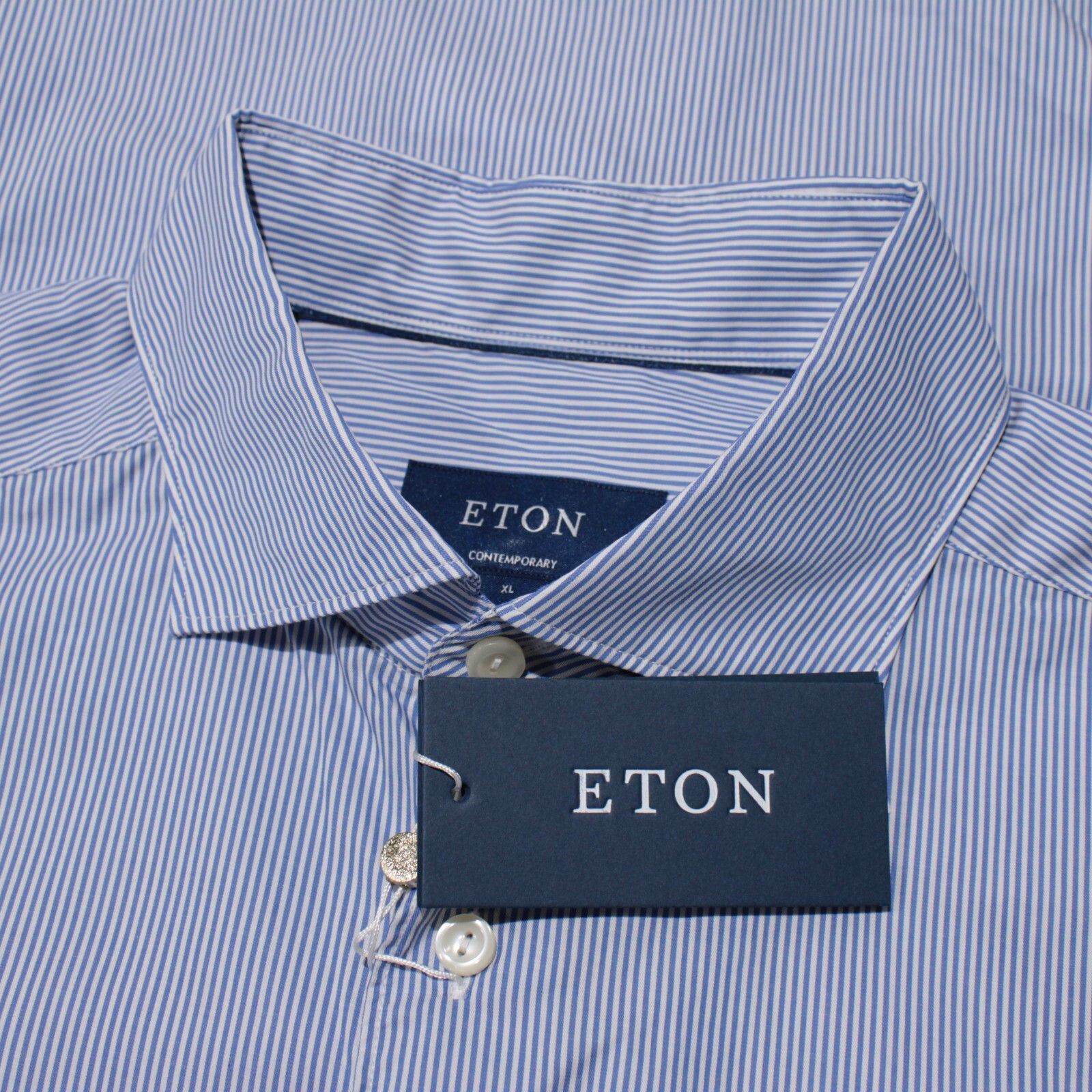 Eton Eton New with tags Shirt Size XL US In Blue Size US XL / EU 56 / 4 - 1 Thumbnail
