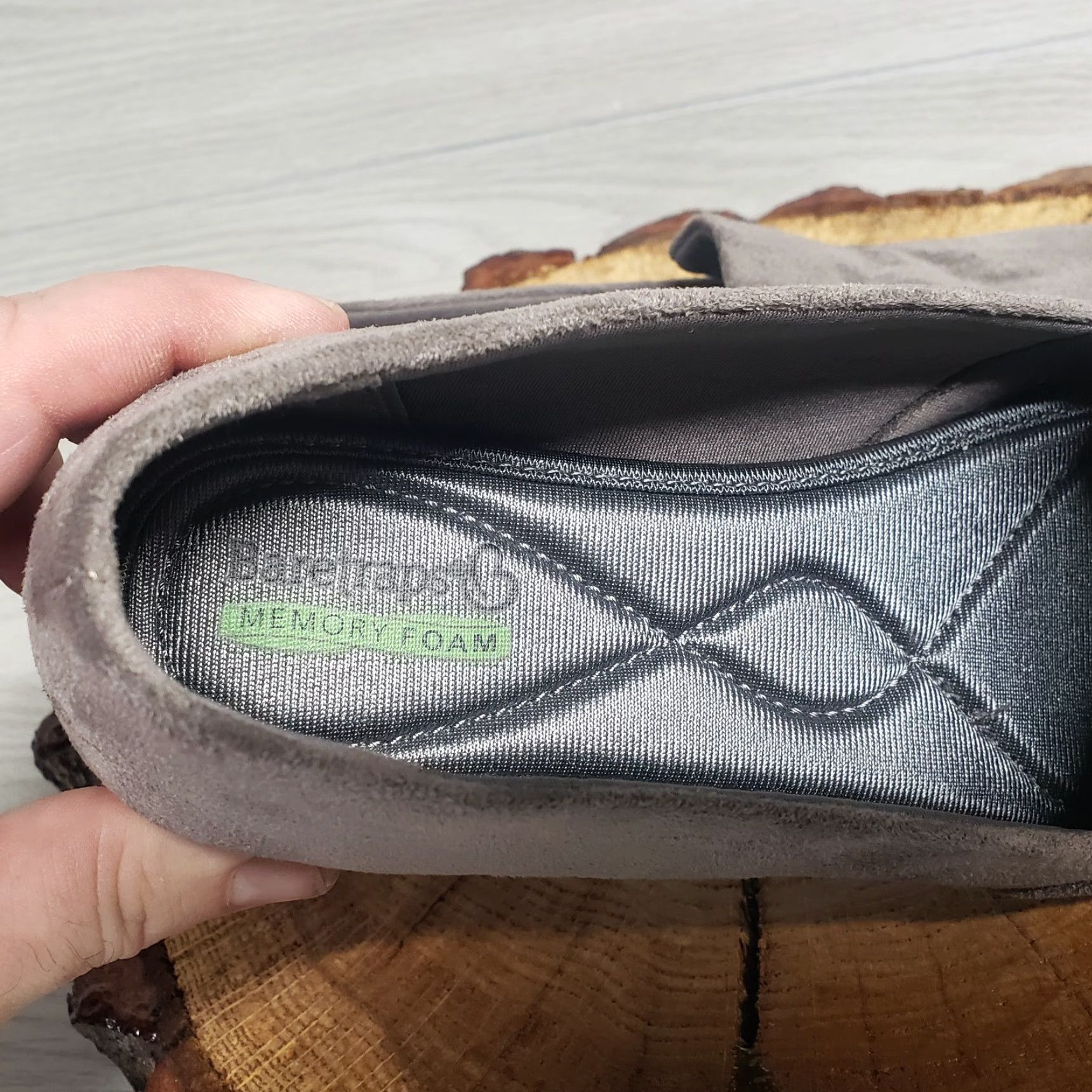 Vintage VINTAGE BareTraps Janine Gray Flats Loafers Slip On Round Toe Adult Women 8M Black Casual Workwear Womens Size US 8 / IT 38 - 7 Thumbnail