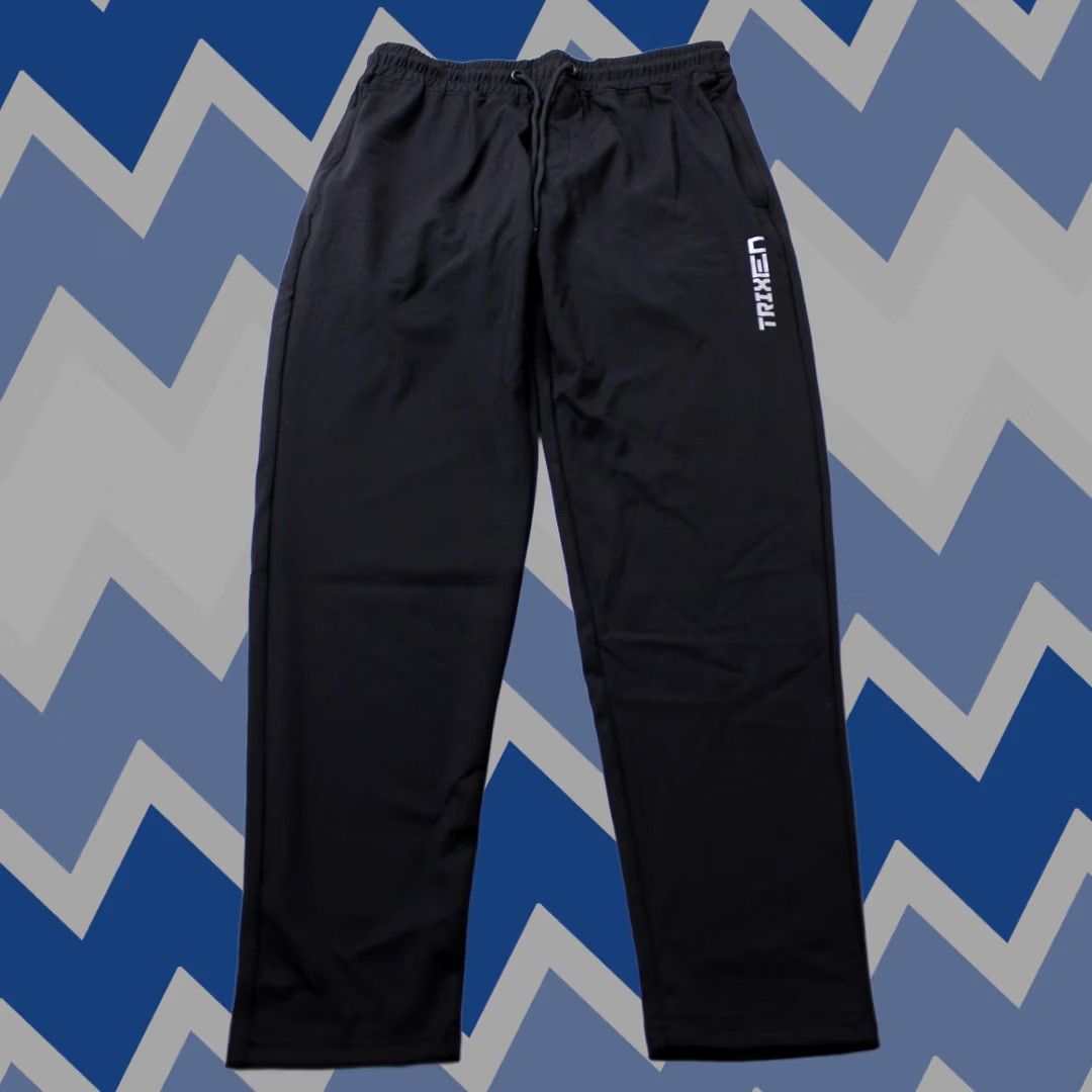 Vintage Trixen Women's Jogger BL1 Black Small NWT Athletic Turbo Flex Drawstring Pants Size 28" / US 6 / IT 42 - 1 Thumbnail