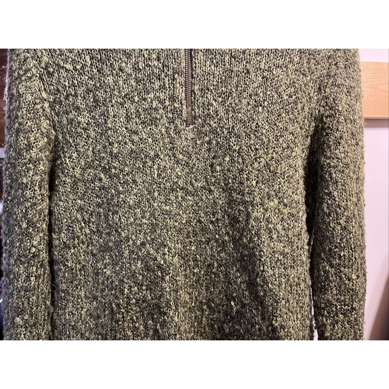 Woolrich Woolen Mills Woolrich VTG Women’s M Olive Green Wool Ramie Blend Sweater Size M / US 6-8 / IT 42-44 - 10 Thumbnail
