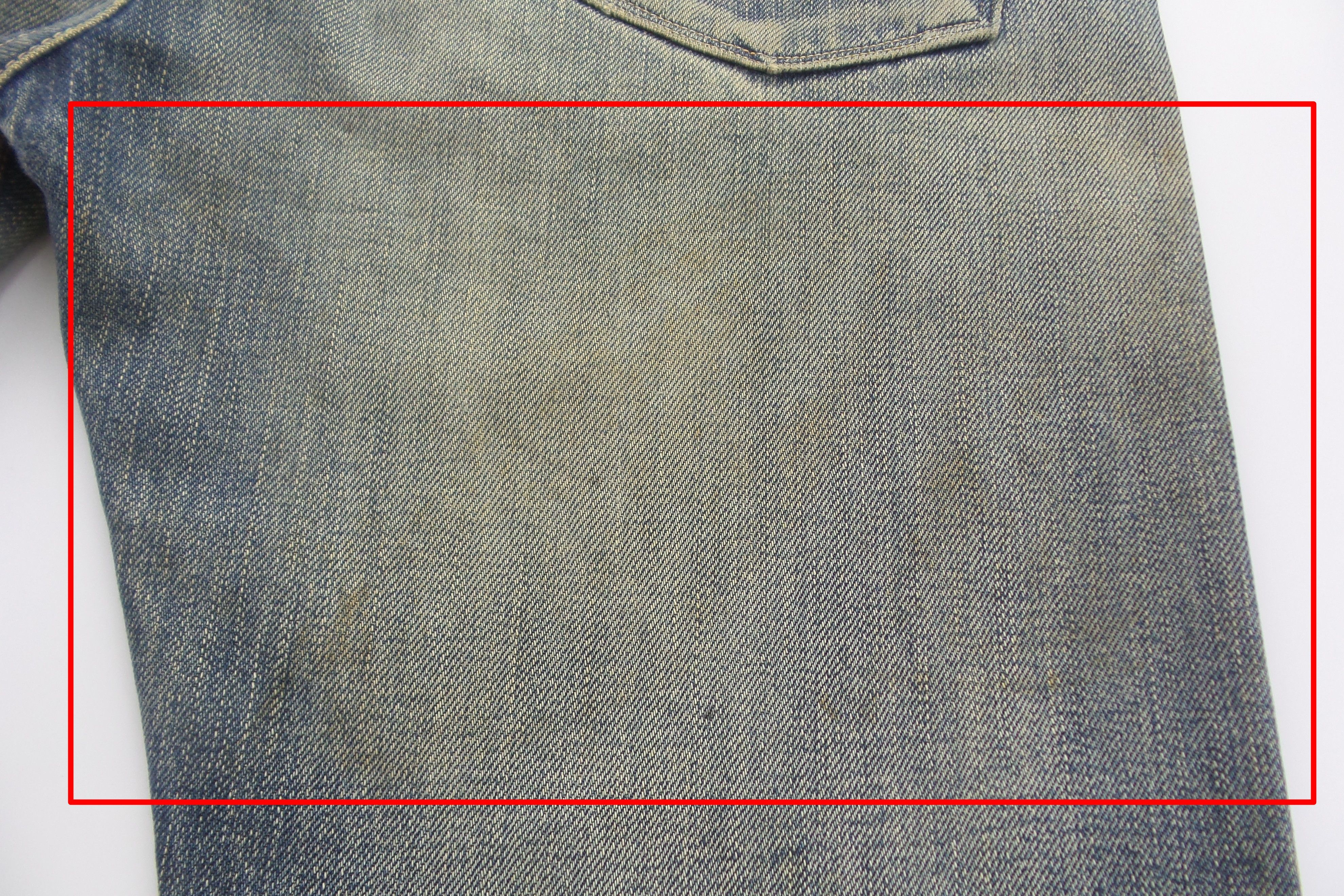 KURO DISTRESSED Blck By KURO Stonewashed Selvedge Jeans W17xL42.5 Size US 34 / EU 50 - 14 Thumbnail