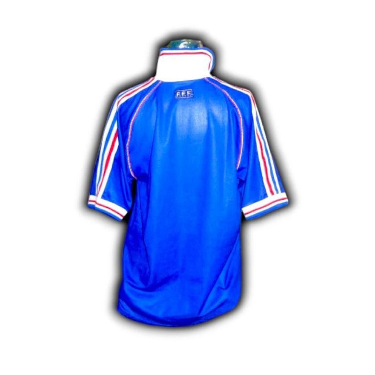 Adidas France 98 WC Home Shirt Jersey generation Zidane Henry Size US L / EU 52-54 / 3 - 2 Thumbnail